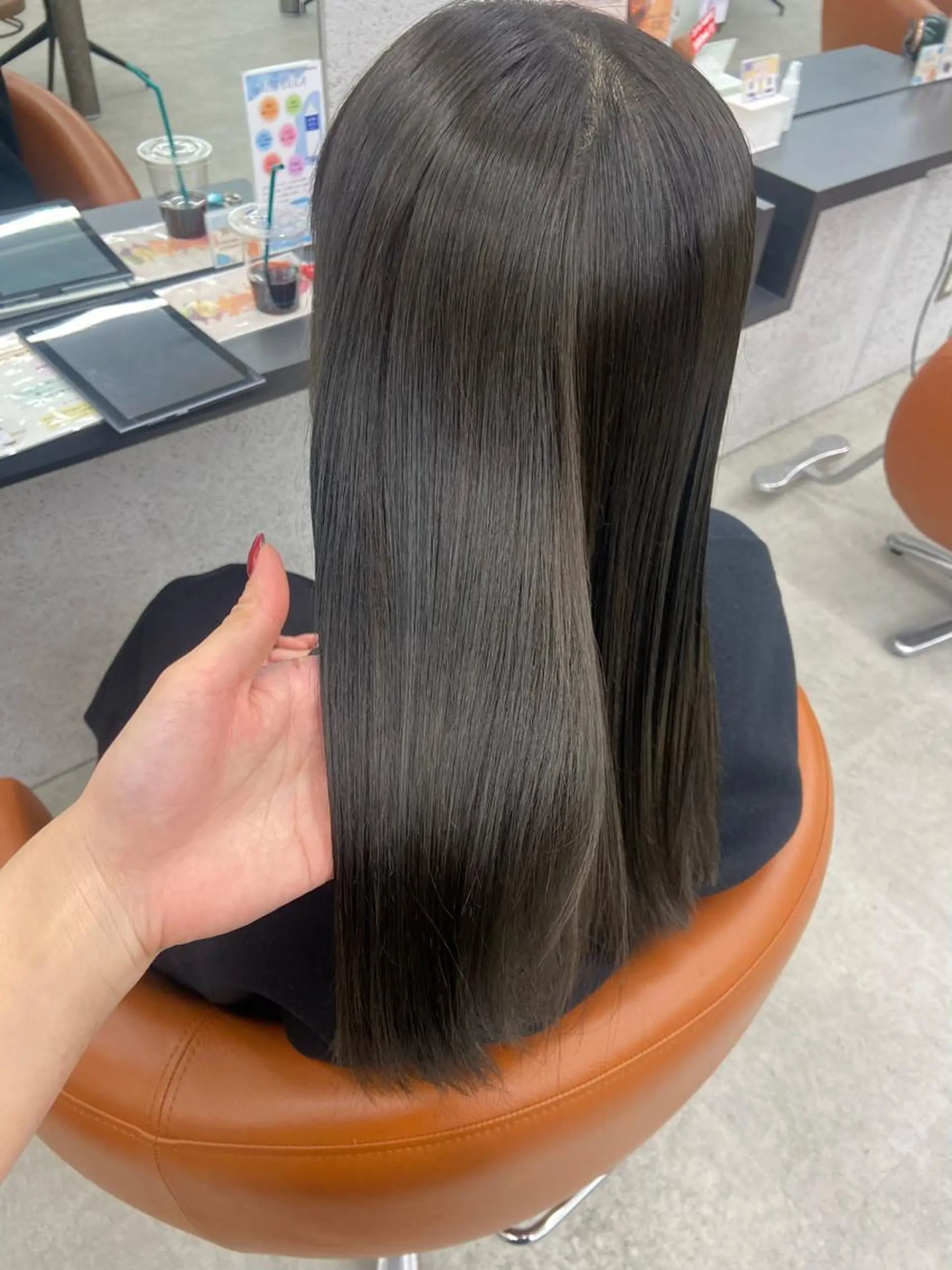 ロング カラー 高松 沙耶のヘアスタイル