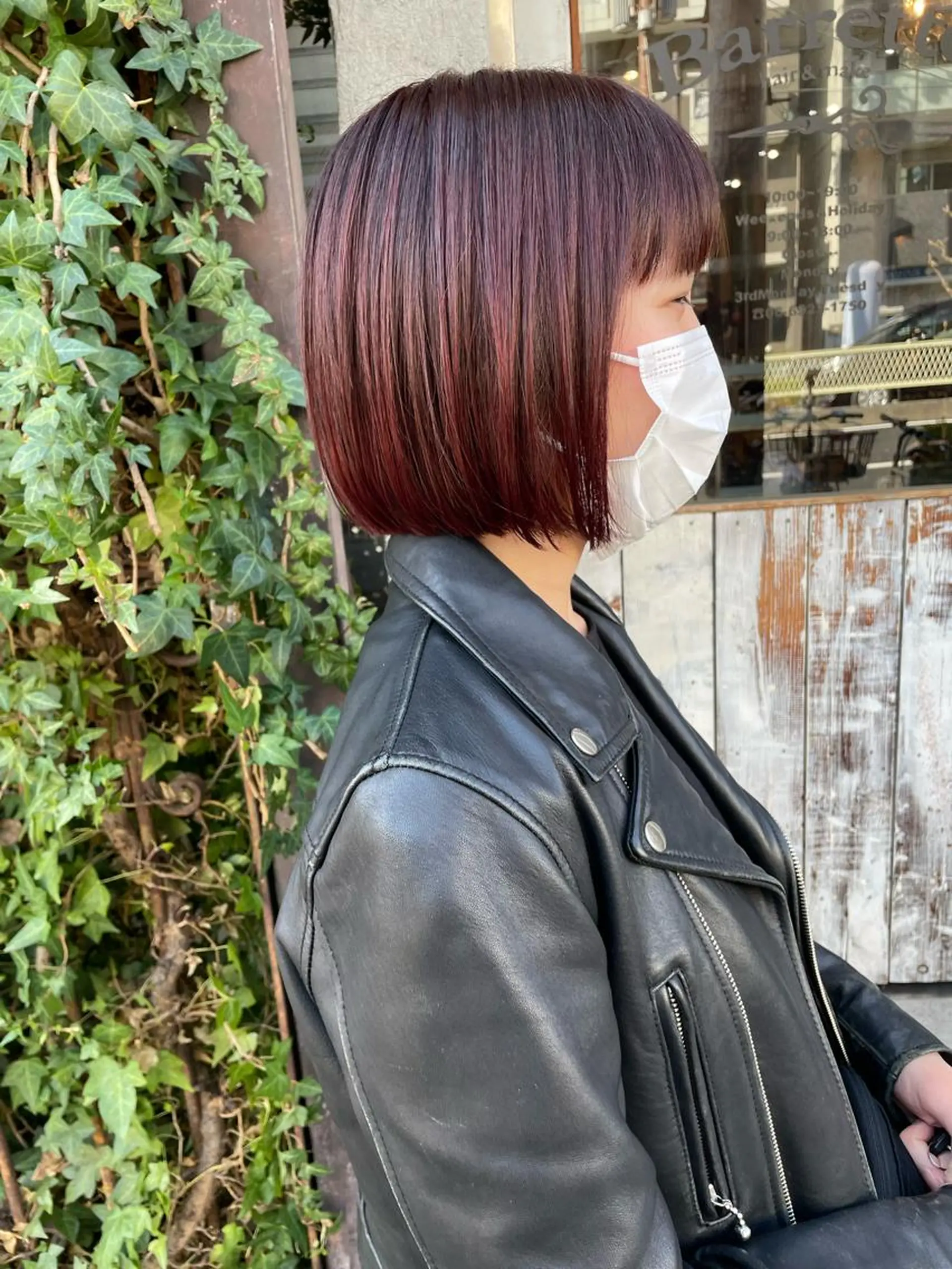 ミディアム カラー ブラウンカラー レッドカラー レッドブラウン 鎌田卓也/髪質改善 /透明感カラーのヘアスタイル