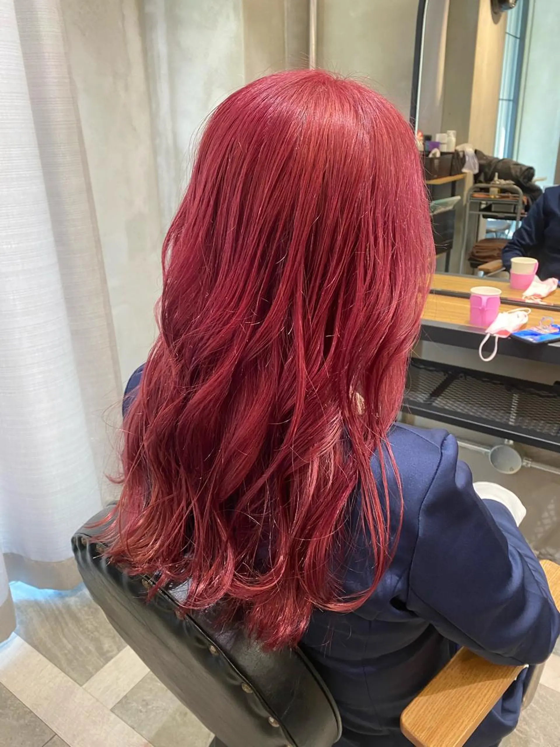 カラー ピンクカラー バイオレットカラー syuyama shinichiのヘアスタイル