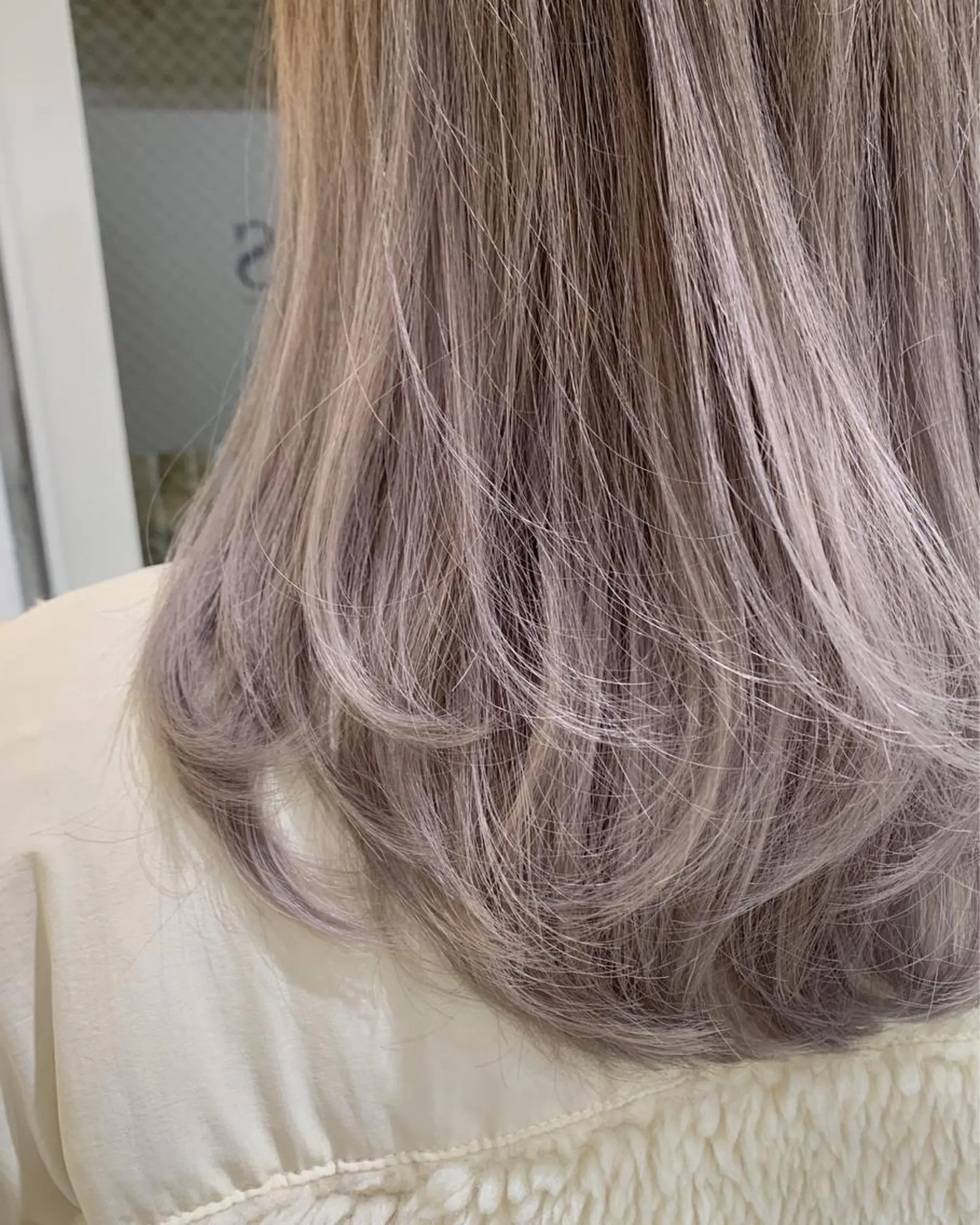 ミディアム カラー ヘアアレンジ ベージュカラー ヘアカラー トリートメント 縮毛矯正 髪質改善寺坂雄飛💐のヘアスタイル