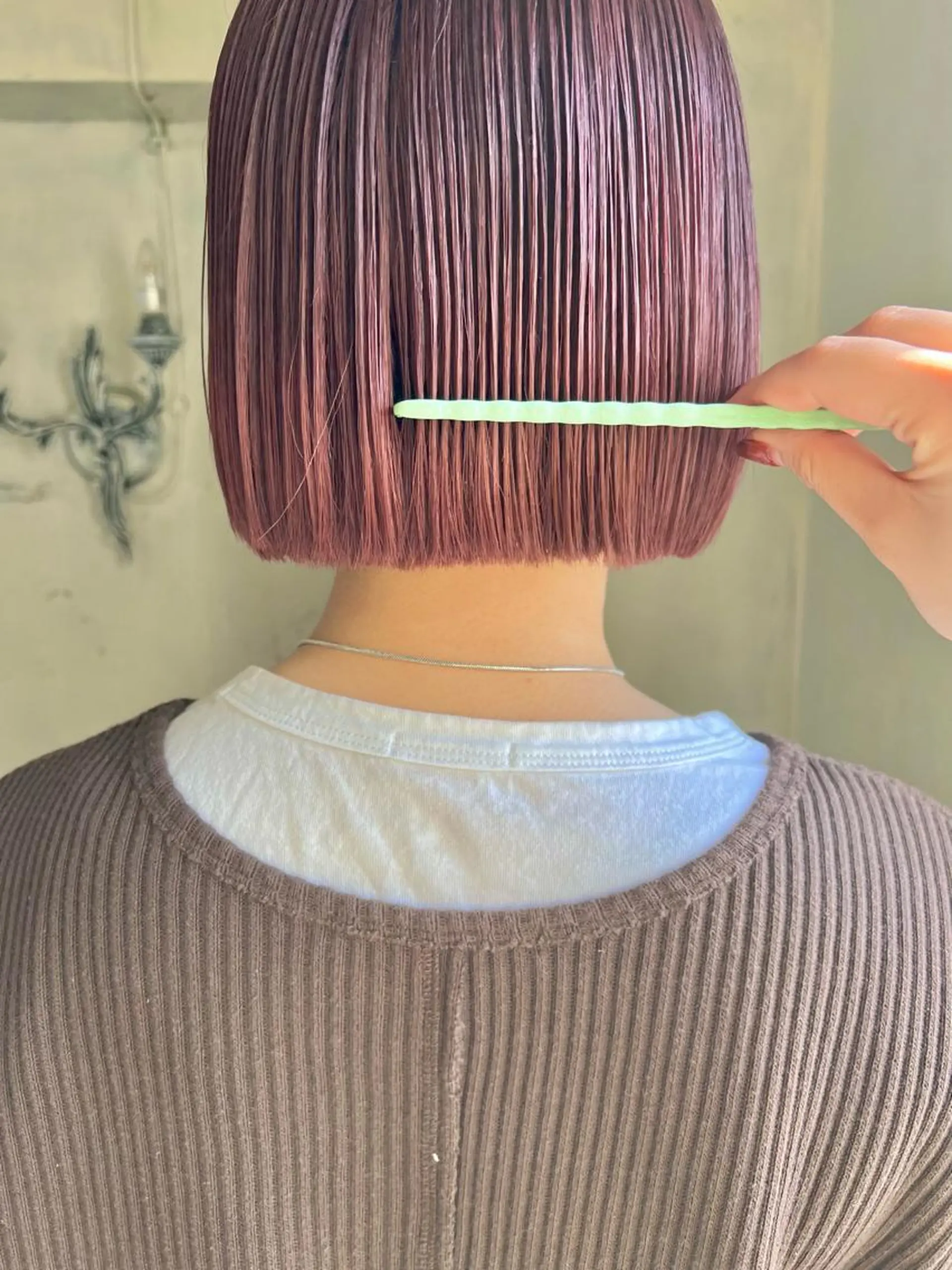 ミディアム カラー カット 暖色カラー/ブリーチ /かしむらゆうかのヘアスタイル
