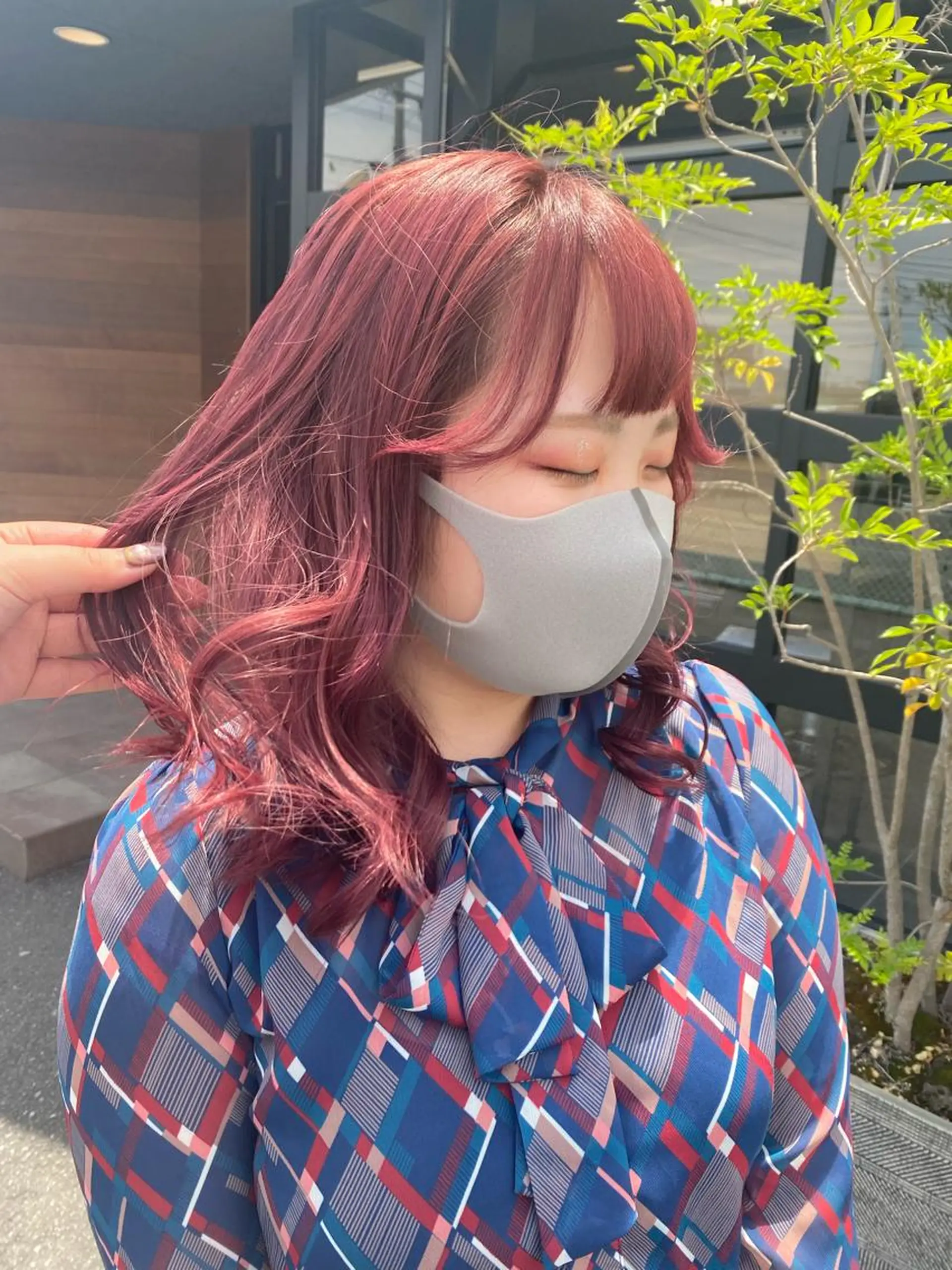 ロング maco 艶感ハイトーン🦋のヘアスタイル