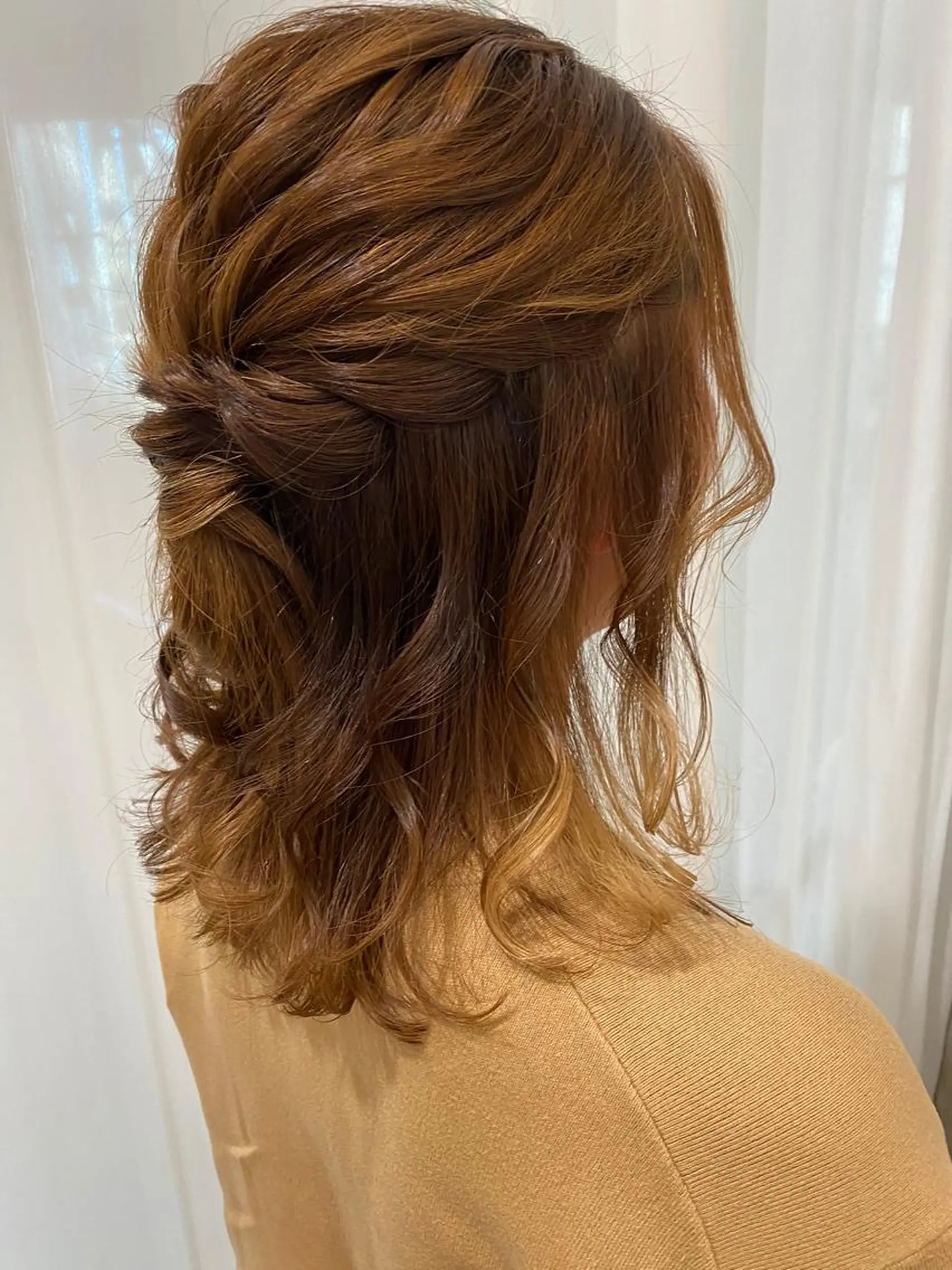ミディアム ヘアアレンジ ヘアセット 田中 アキオのヘアスタイル