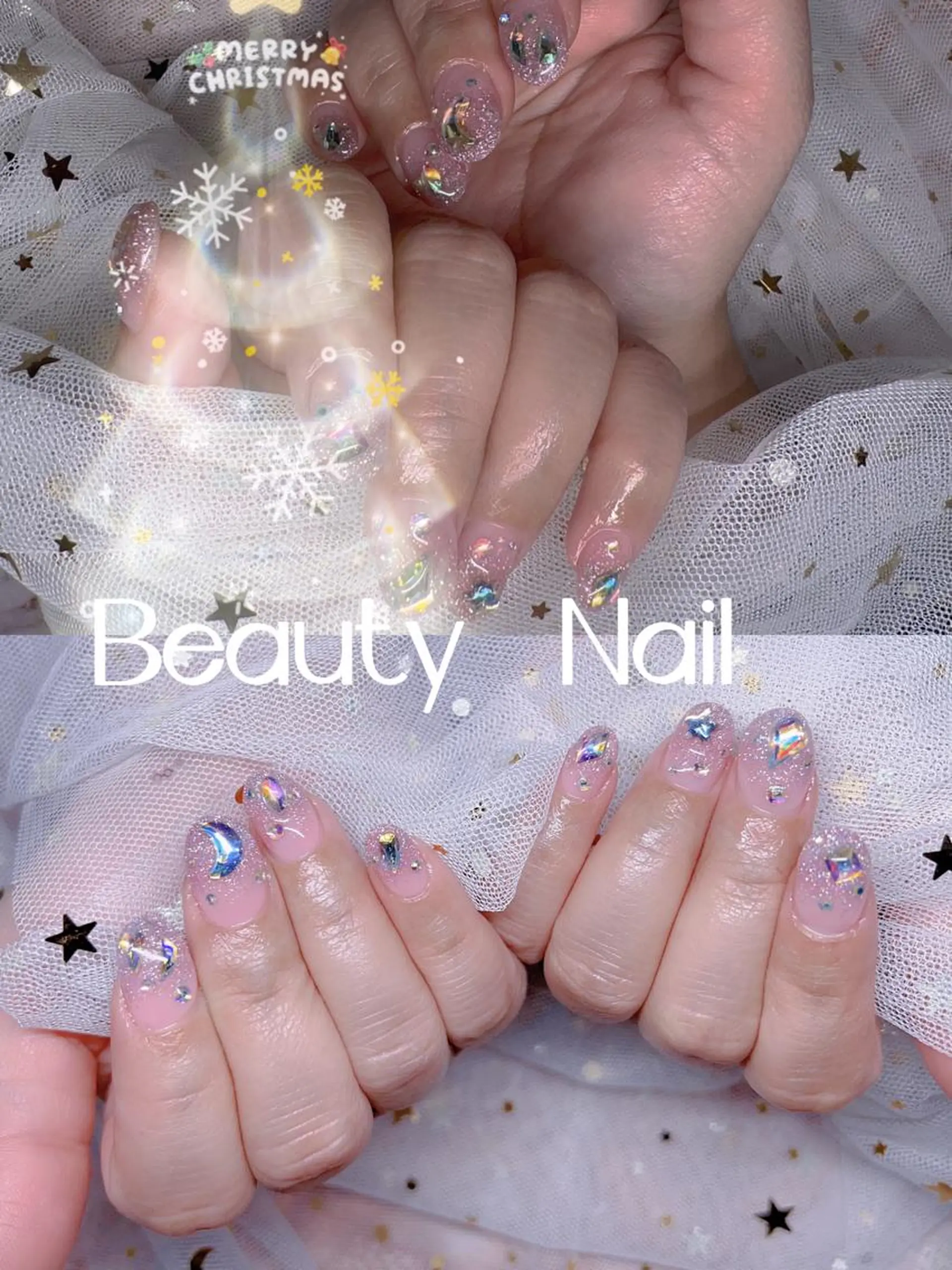 ネイル 長さ出し ジェルネイル Moonstone Salon所属・Moonstone Salonのネイルデザイン