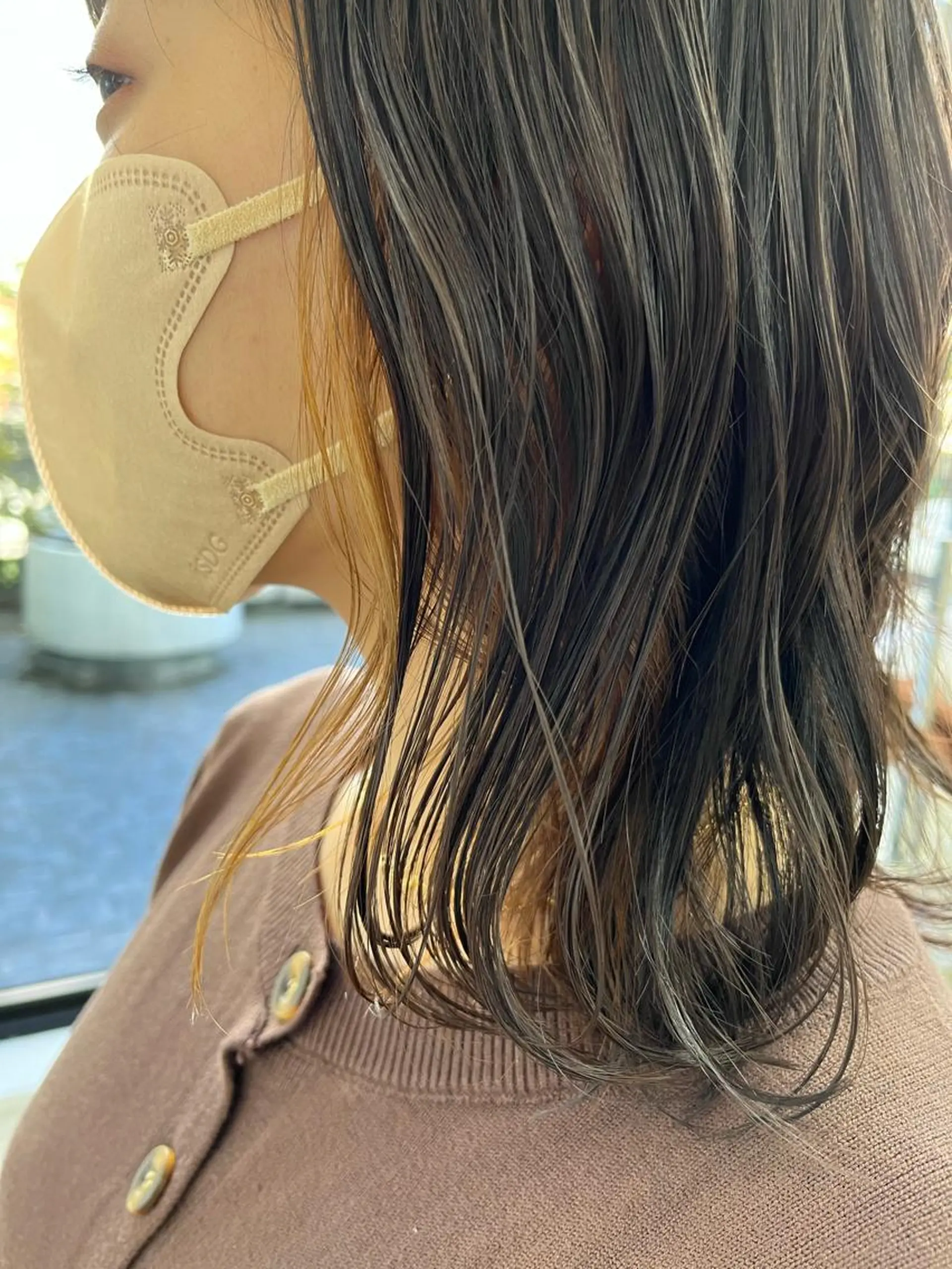 ミディアム カラー カット ヘアカラー トリートメント ⭐️当日OK⭐️ 岩田峻のヘアスタイル