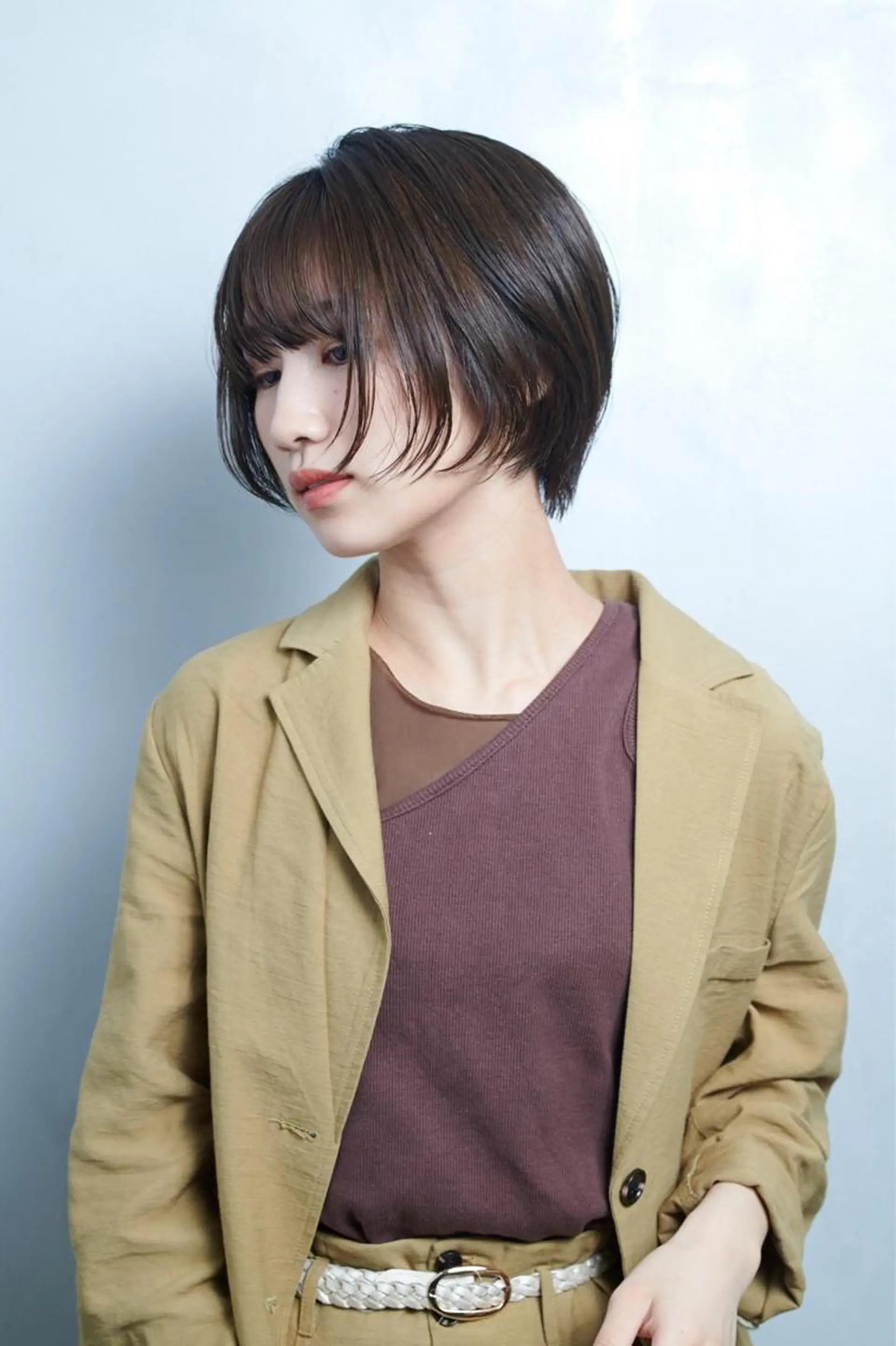 ショート 髪質改善イノアカラー 富澤ショウタのヘアスタイル