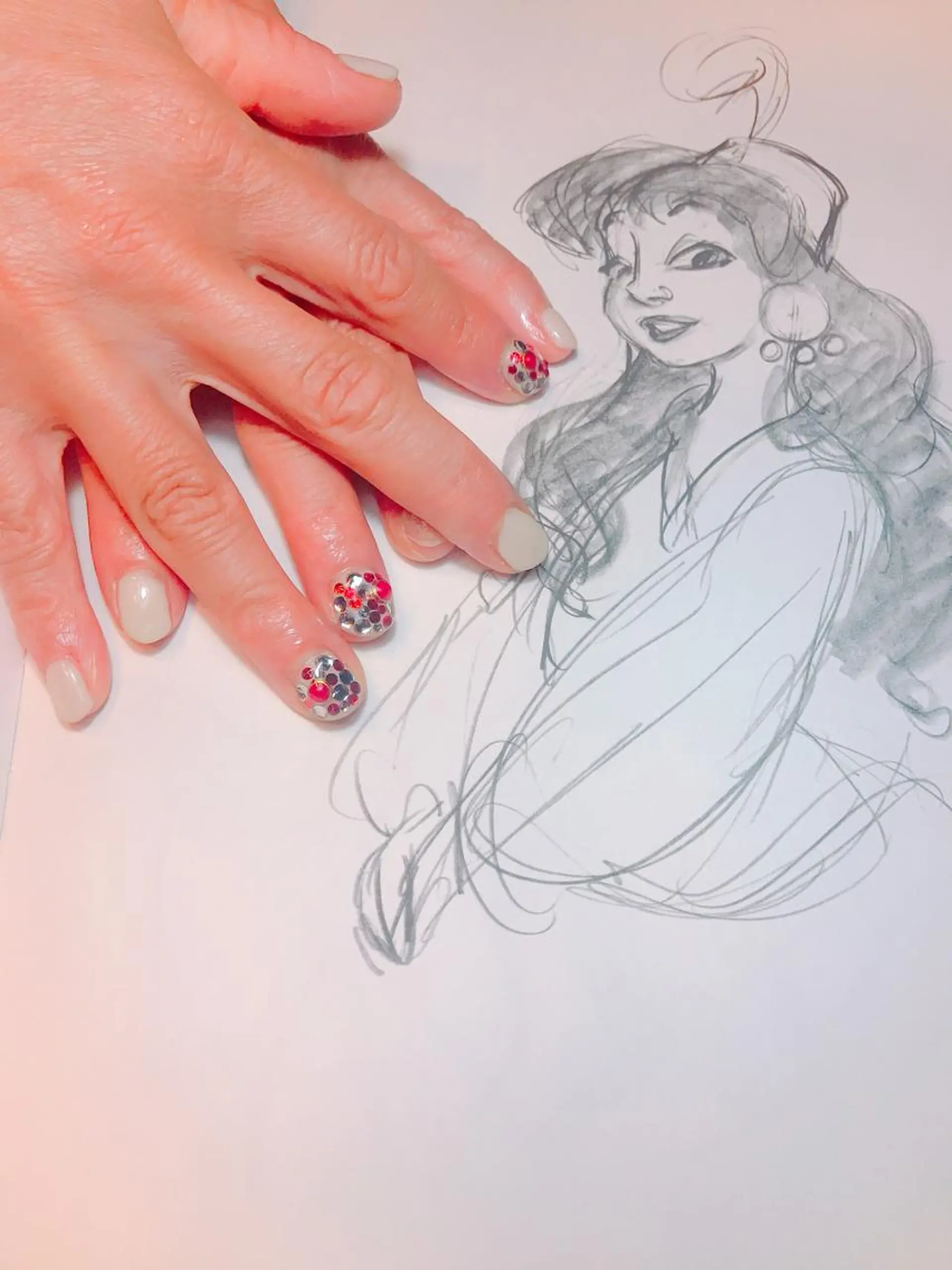 ネイル アートネイル ストーンネイル owlnail /持込みデザイン専門のネイルデザイン