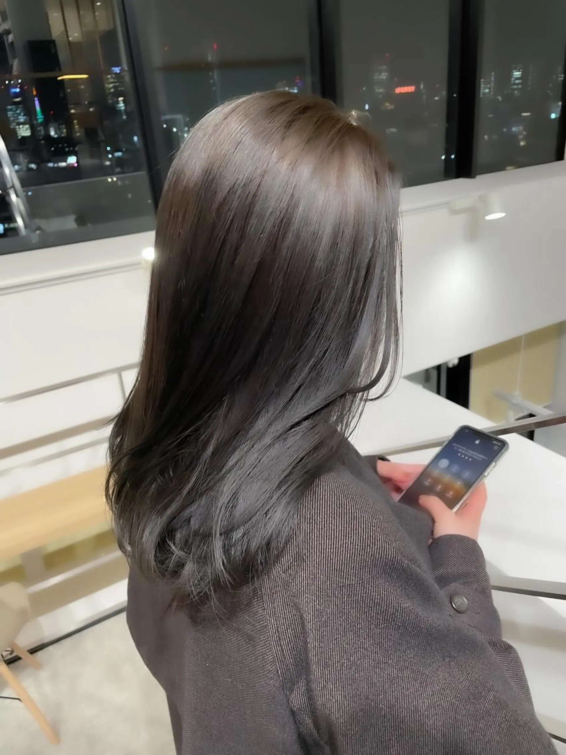 ミディアム カラー ヘアアレンジ アイブロウ ミニボブ/ブリーチ 🌈MISATOのヘアスタイル