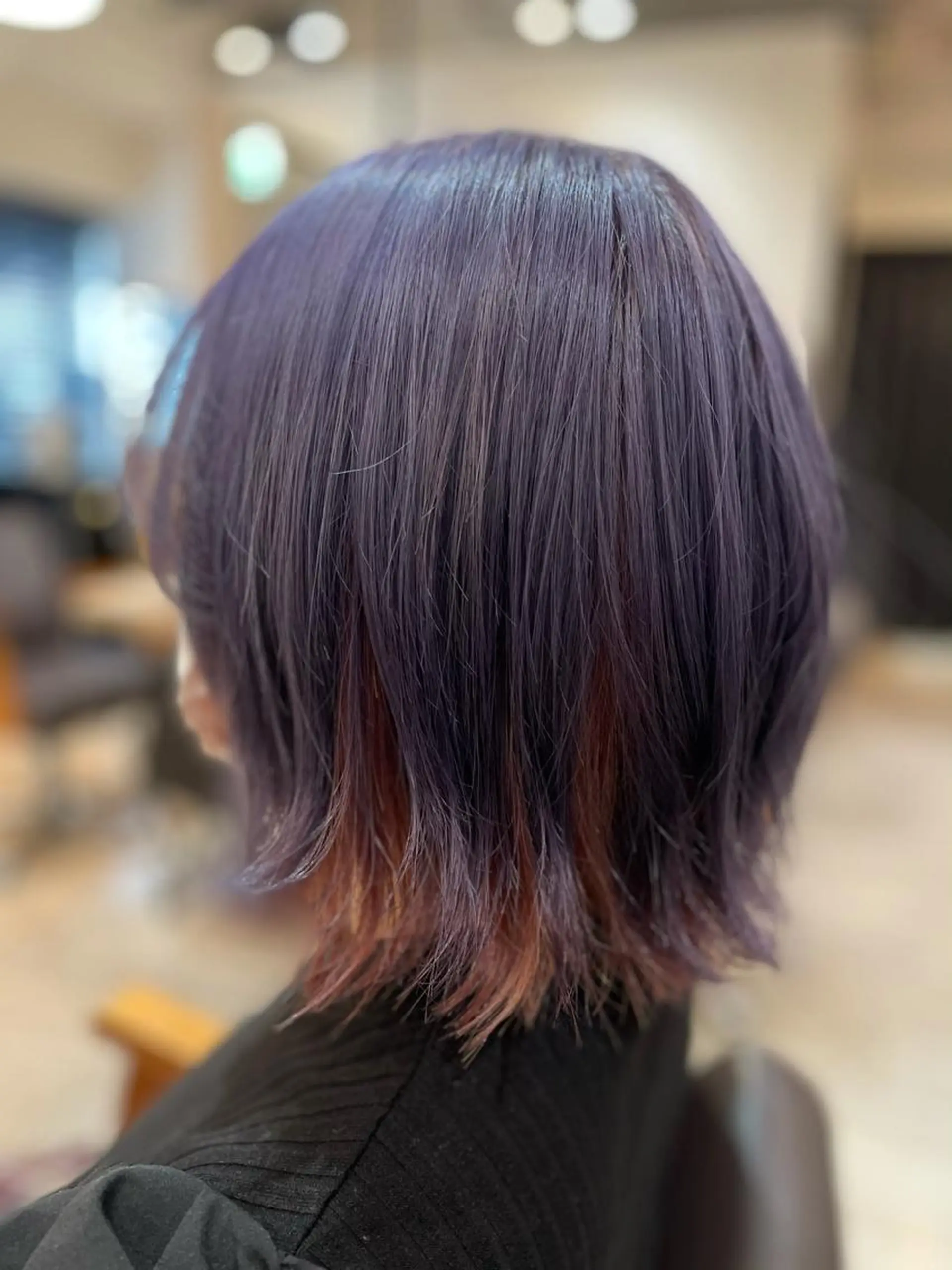 ミディアム カラー 柏/春日竜次 /髪質改善縮毛矯正のヘアスタイル