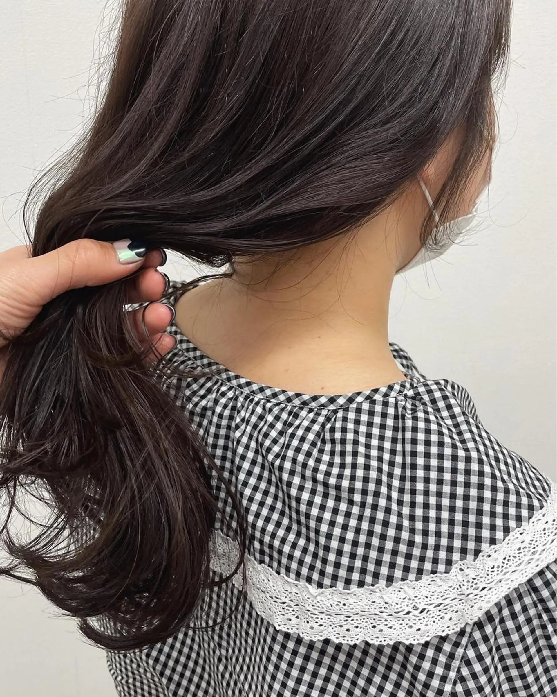 ロング カラー ヘアアレンジ アッシュ アッシュブラウン ブラウンカラー ヨシンモリ ロング カット ヘアカラー トリートメント 酸性縮毛矯正🧴韓国 レイヤー/髪質改善のヘアスタイル