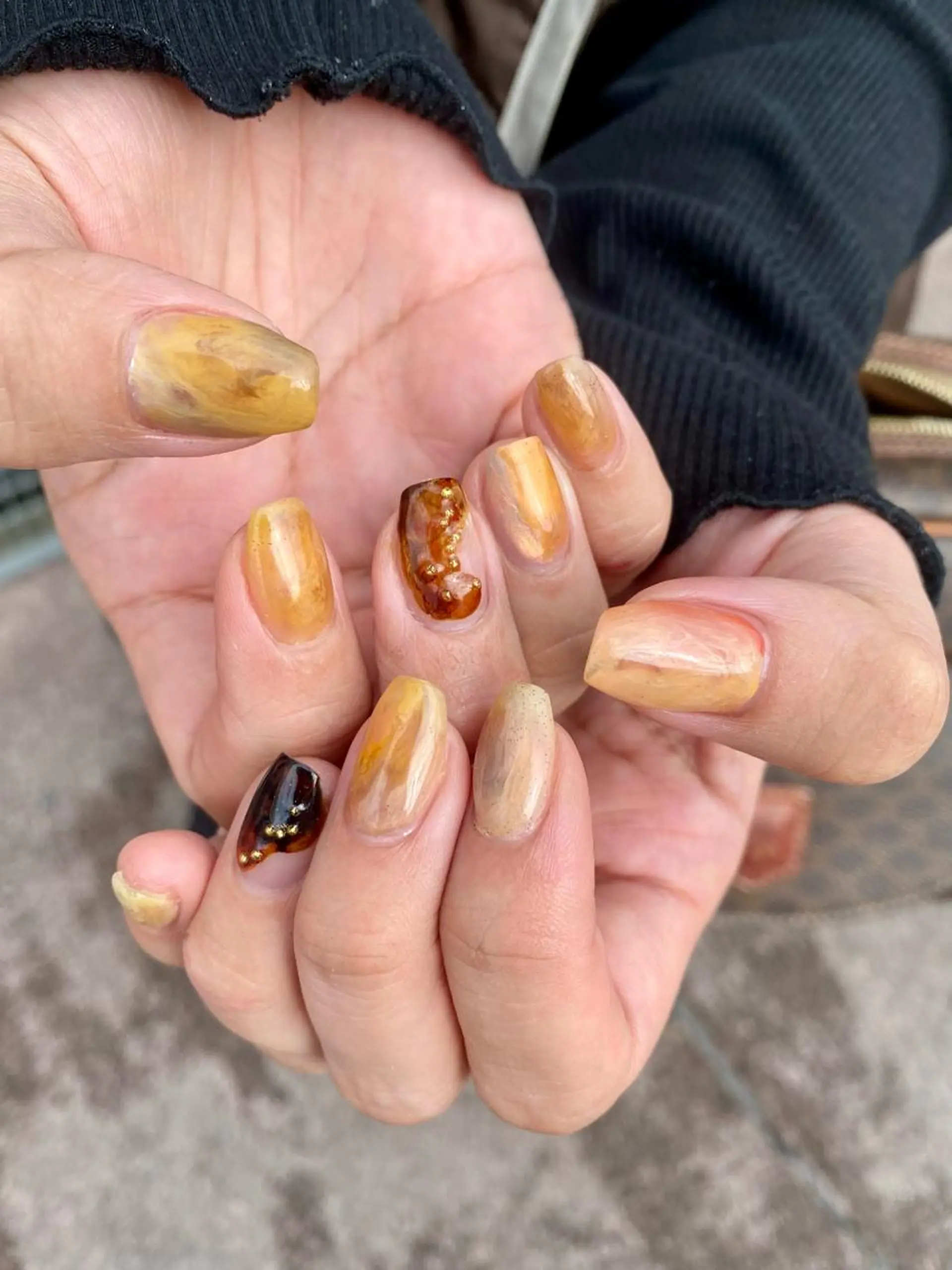 ネイル ゆびノさき茨木店 ニュアンス/アートのネイルデザイン