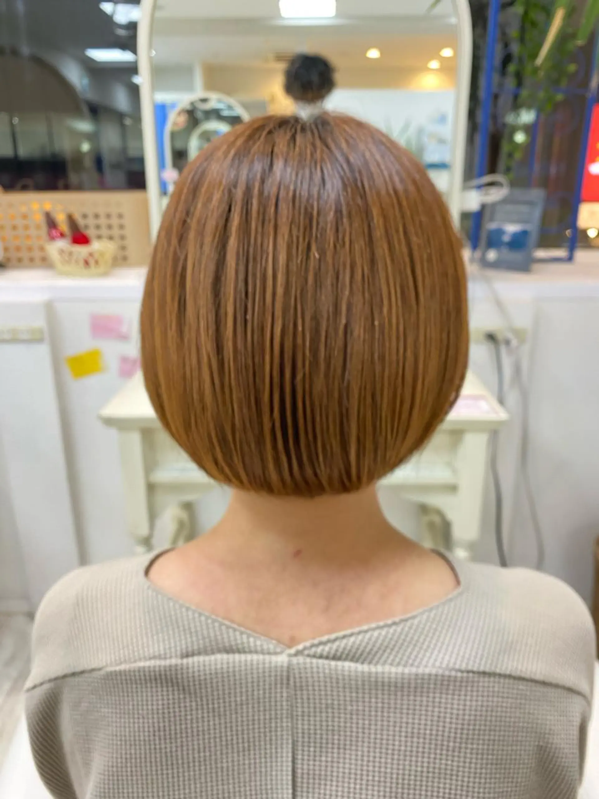 ショート ⭐️透明感カラー/ パーマ⭐️宮野翔のヘアスタイル