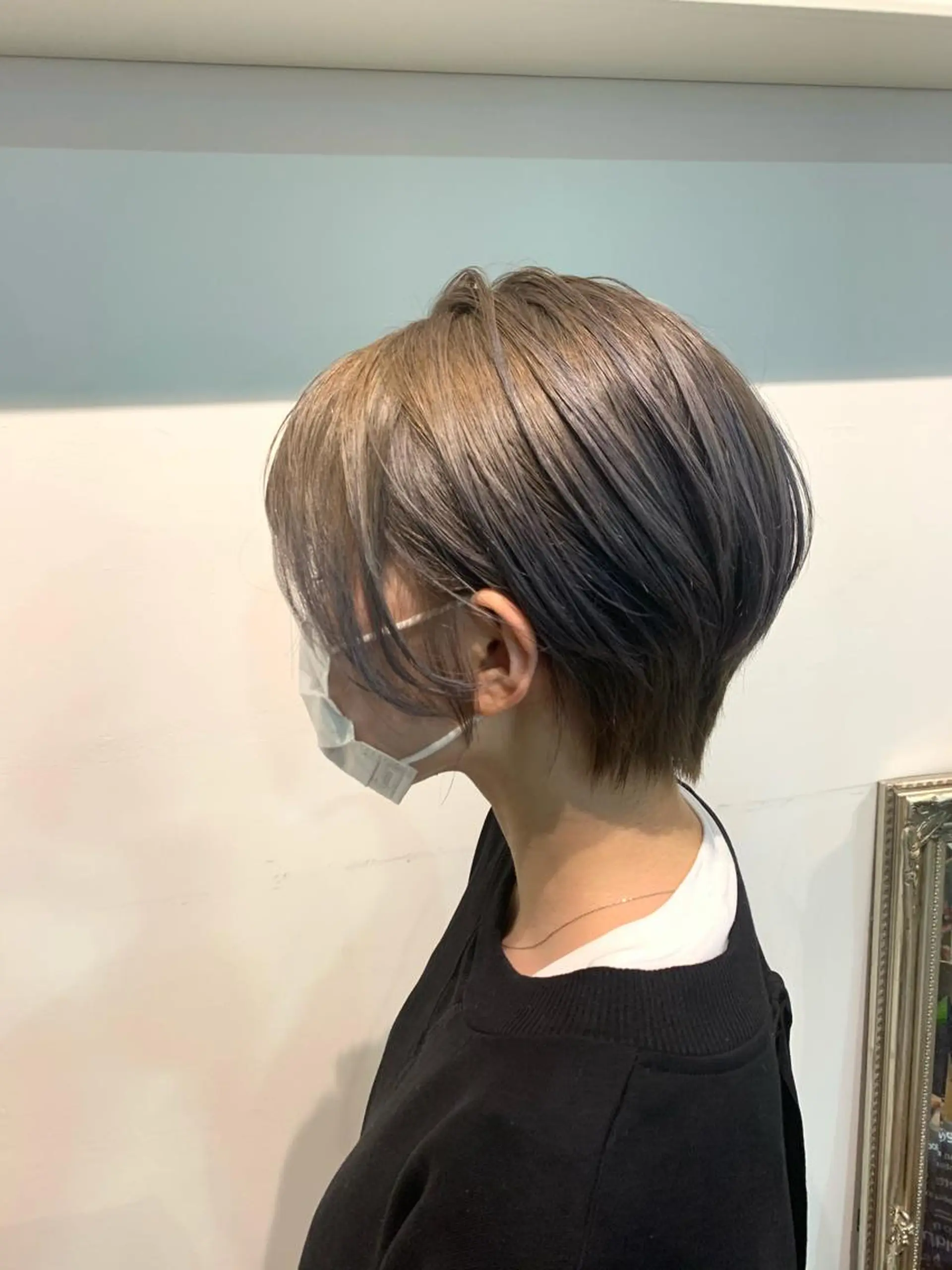 ショート 丸みショート ショートヘア カット ヘアカラー トリートメント ヘッドスパ ヘアセット 大宮/山口 竣也のヘアスタイル