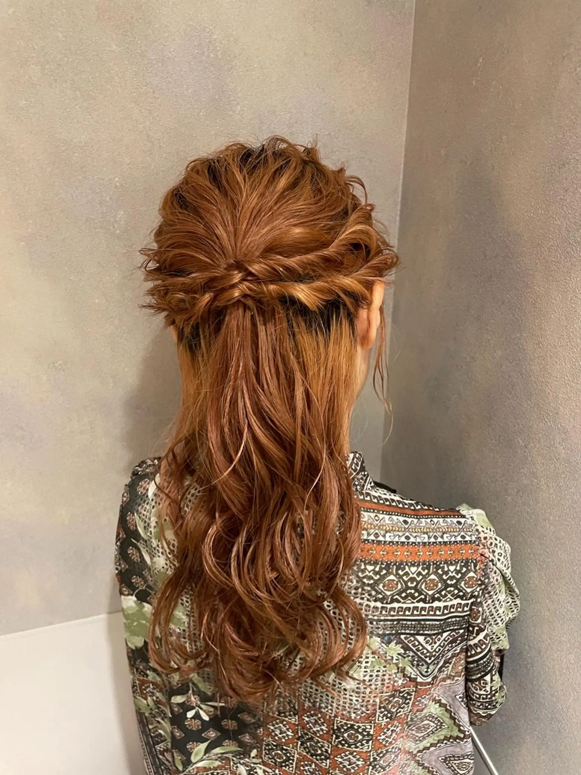 ロング ヘアアレンジ 横浜カラー/パーマ/ SAKI💫のヘアスタイル