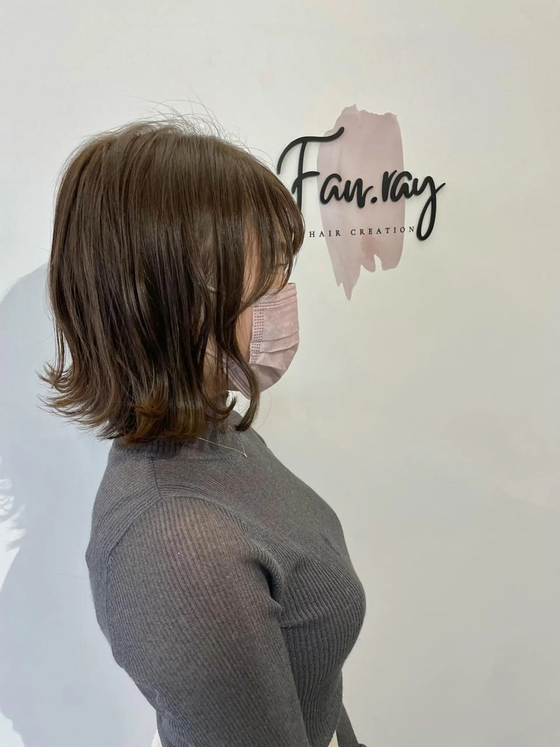 ショート カラー アッシュ ベージュカラー くびれヘア カット ヘアカラー トリートメント ✅シェアサロンJAM 相田友和のヘアスタイル