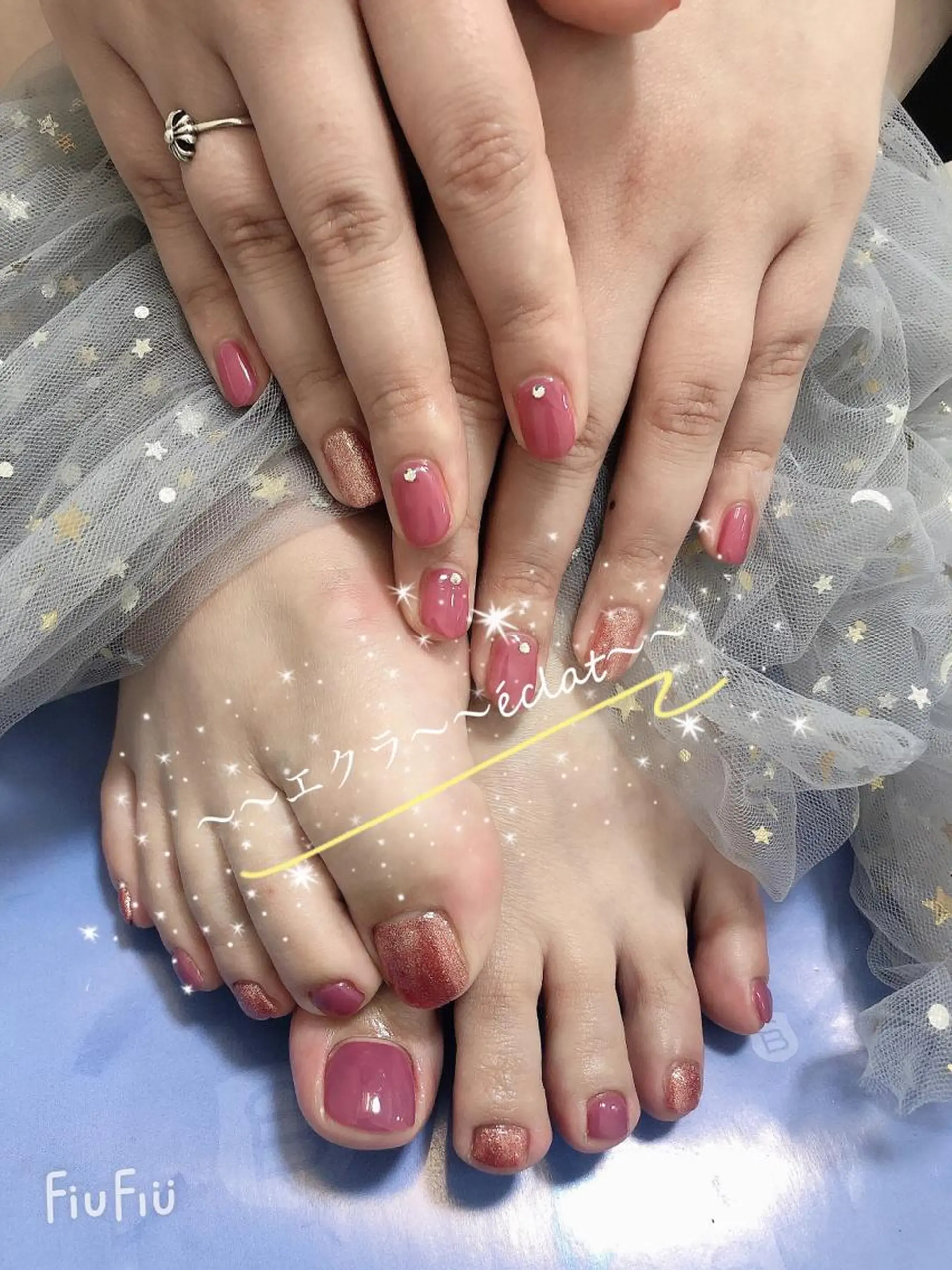 ネイル ネイルサロンエクラ 🫧Shizukaのネイルデザイン