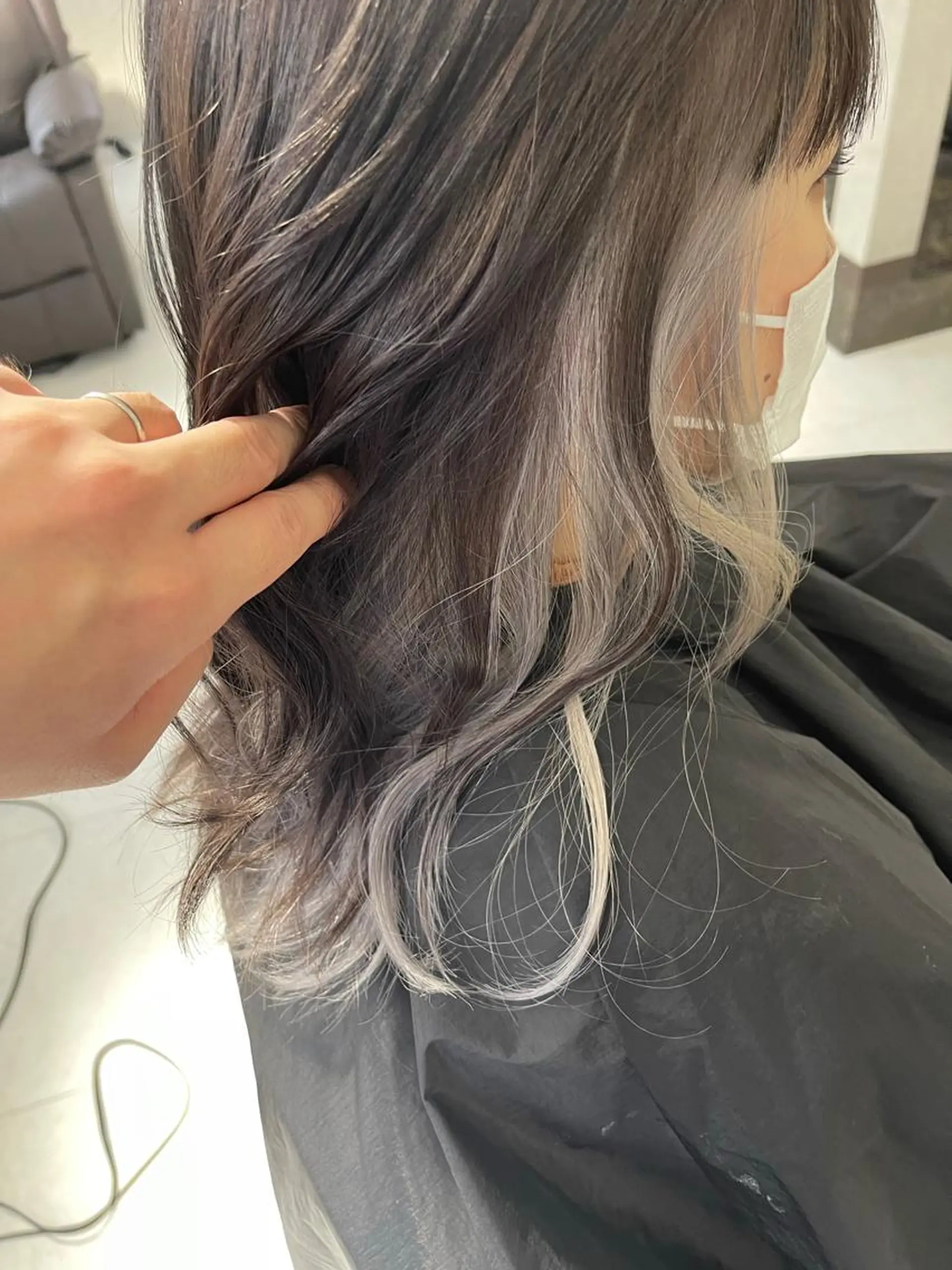 ミディアム カラー 穐山  翔【店長】 髪質改善/ハイライトのヘアスタイル