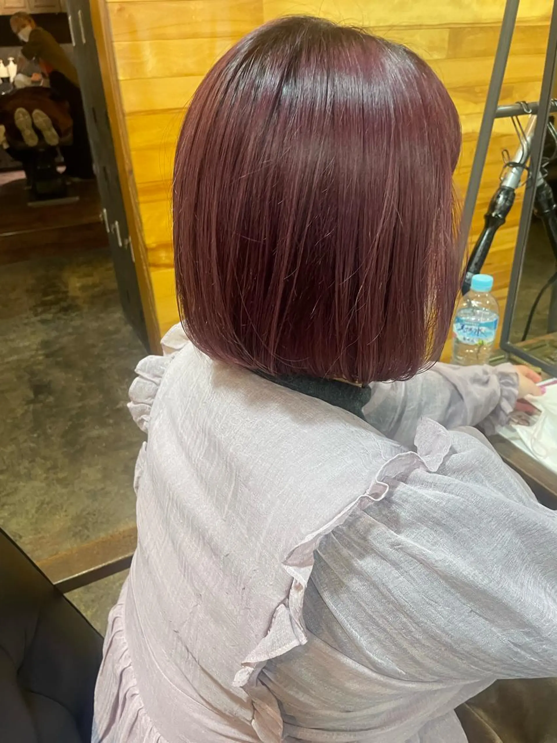 ショート カラー ブリーチ ブリーチなしカラー カット ヘアカラー トリートメント ショート/ボブ/ 心斎橋/宮脇美奈のヘアスタイル