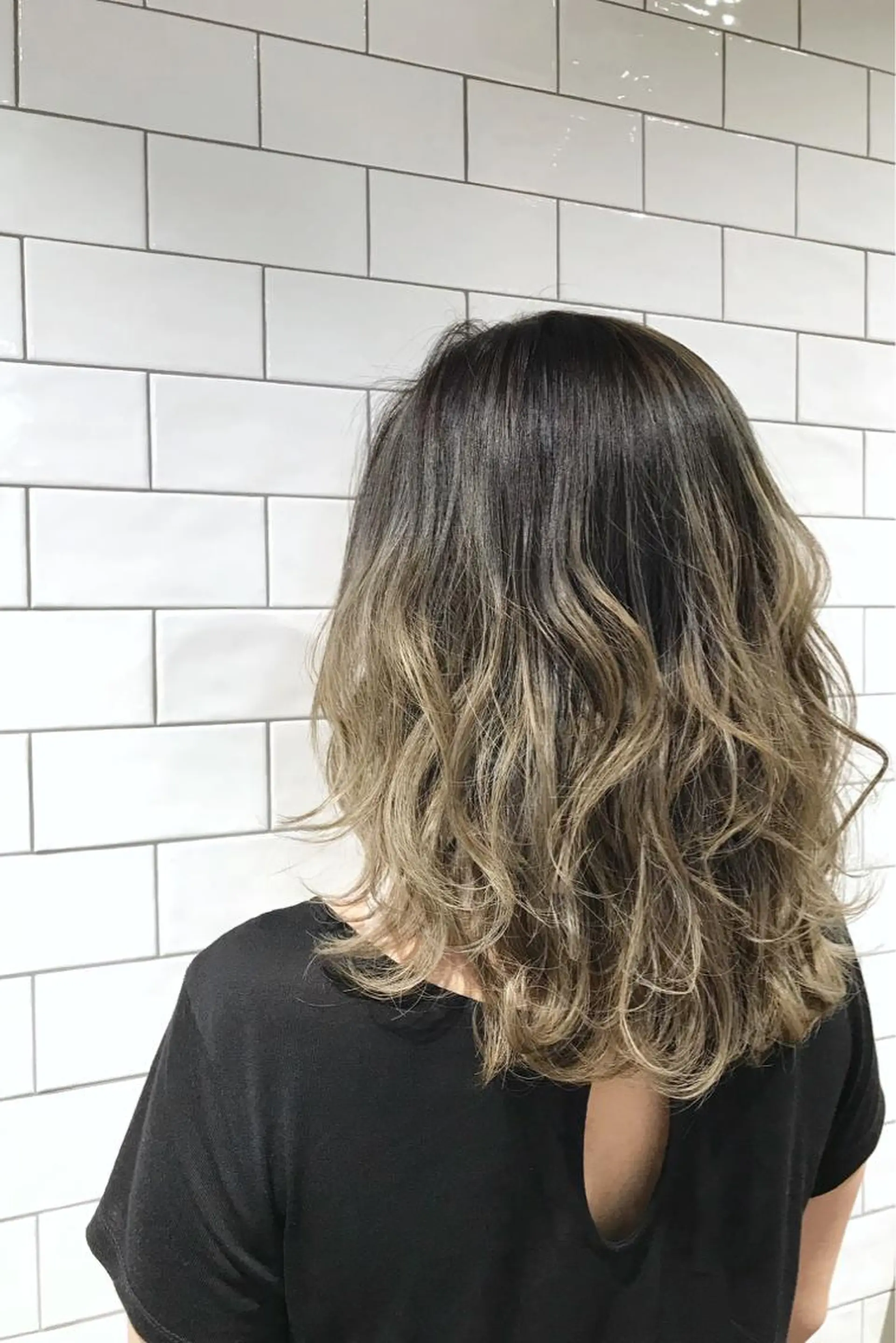 ミディアム カラー 原山 直人のヘアスタイル