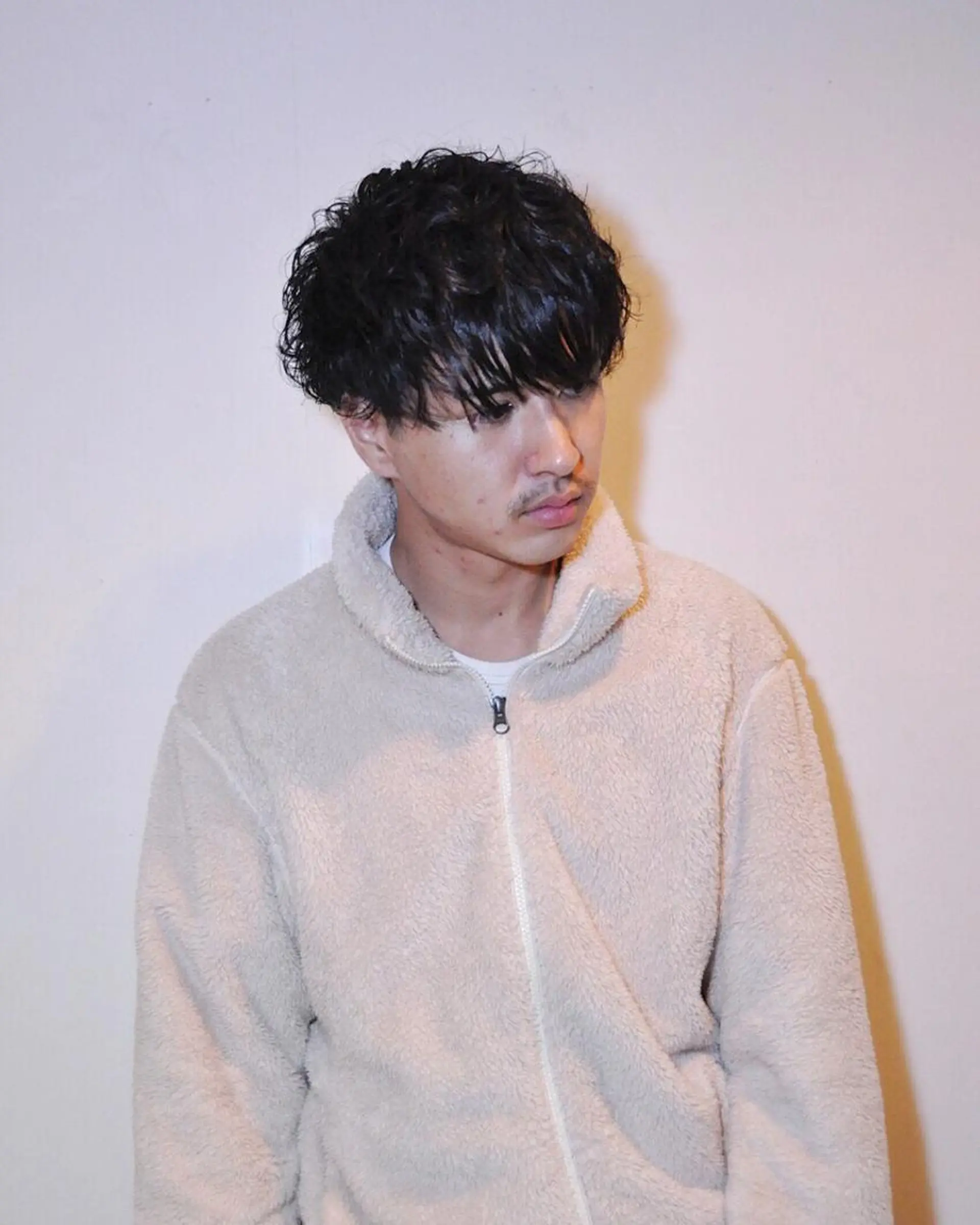 パーマ メンズ すみとも るなのヘアスタイル