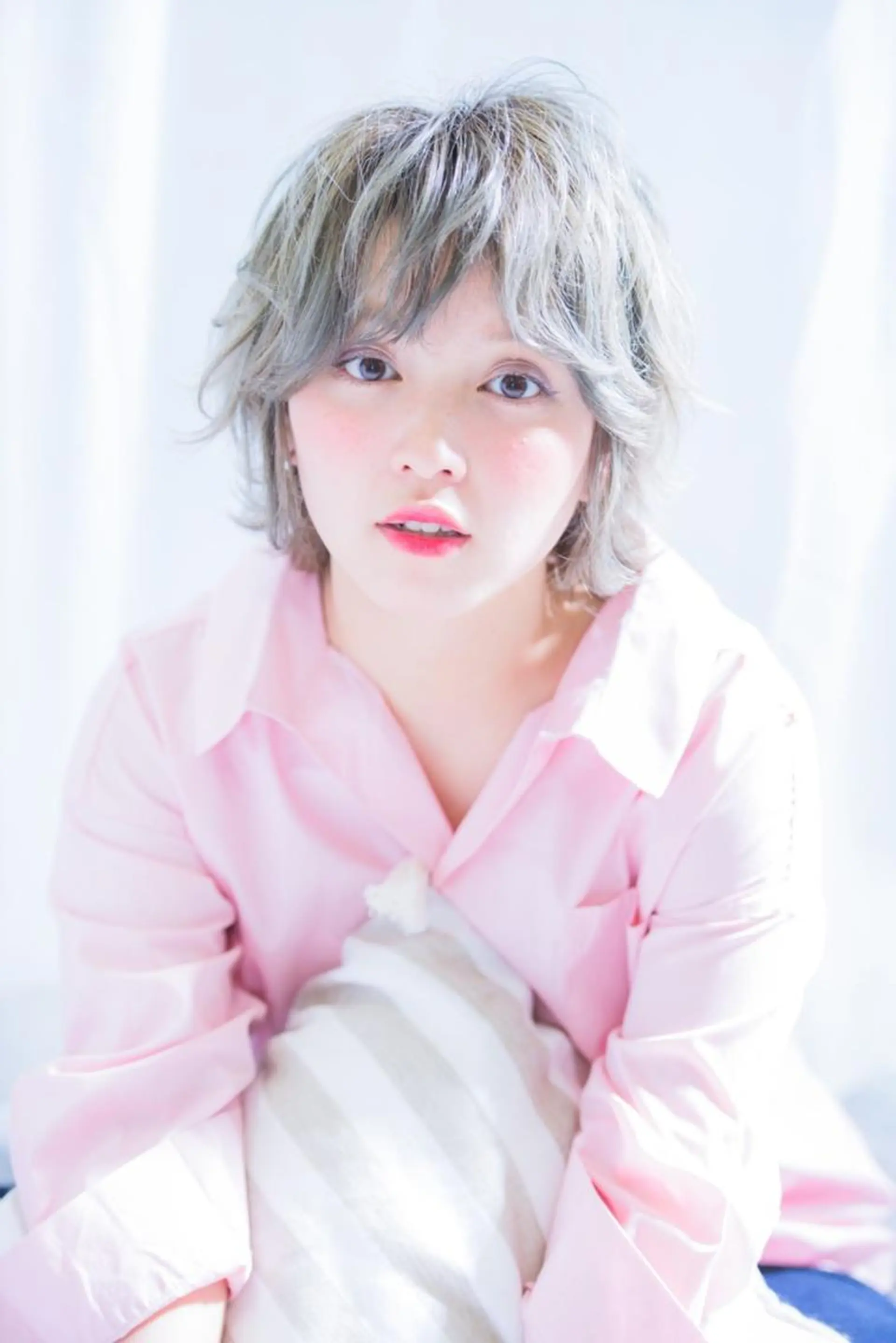 ショート カラー パーマ レイヤーカット✂️ 横浜No1♡下鳥翔子のヘアスタイル
