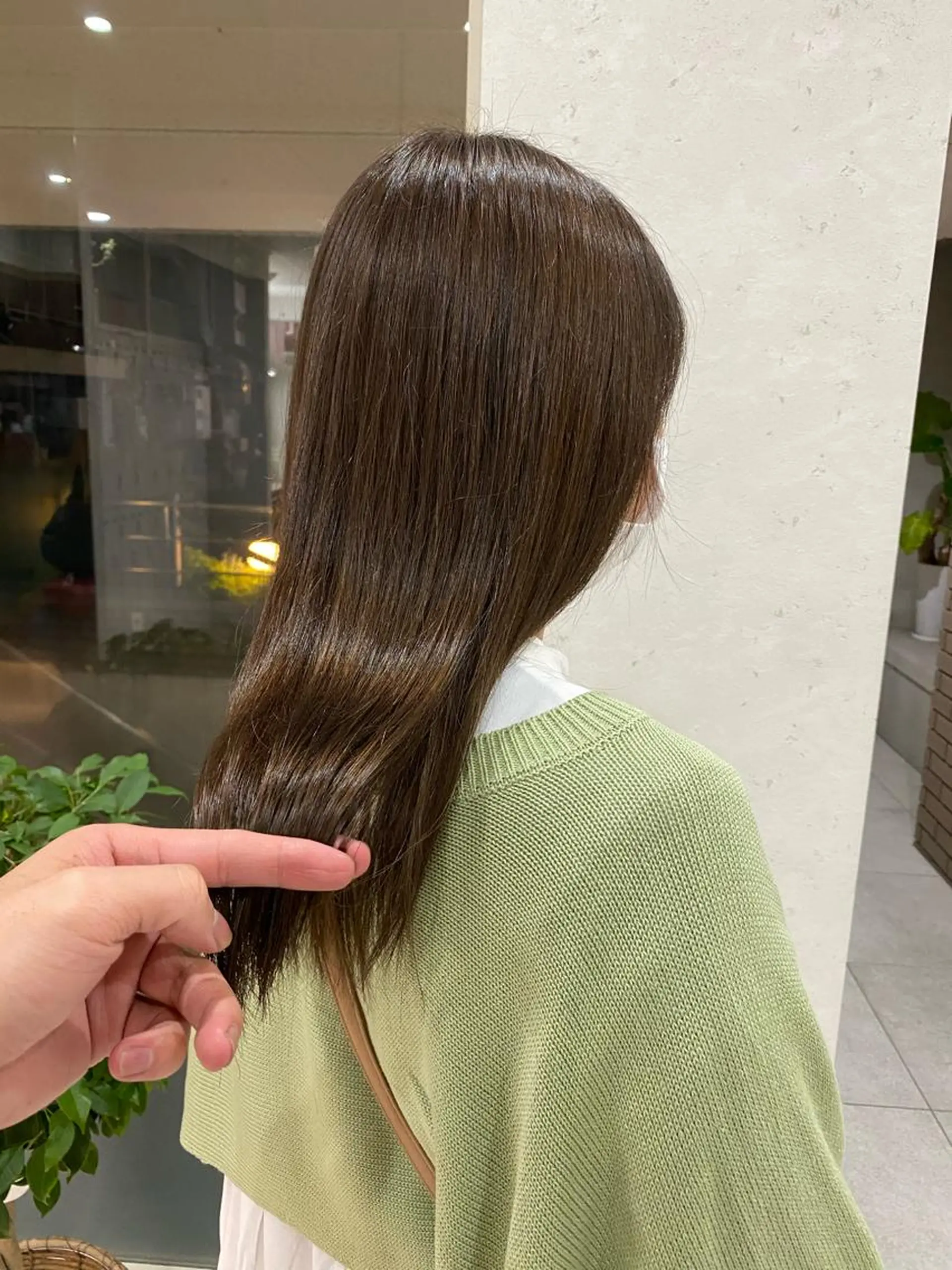 セミロング 【美髪矯正特化】 ズケヤマのヘアスタイル