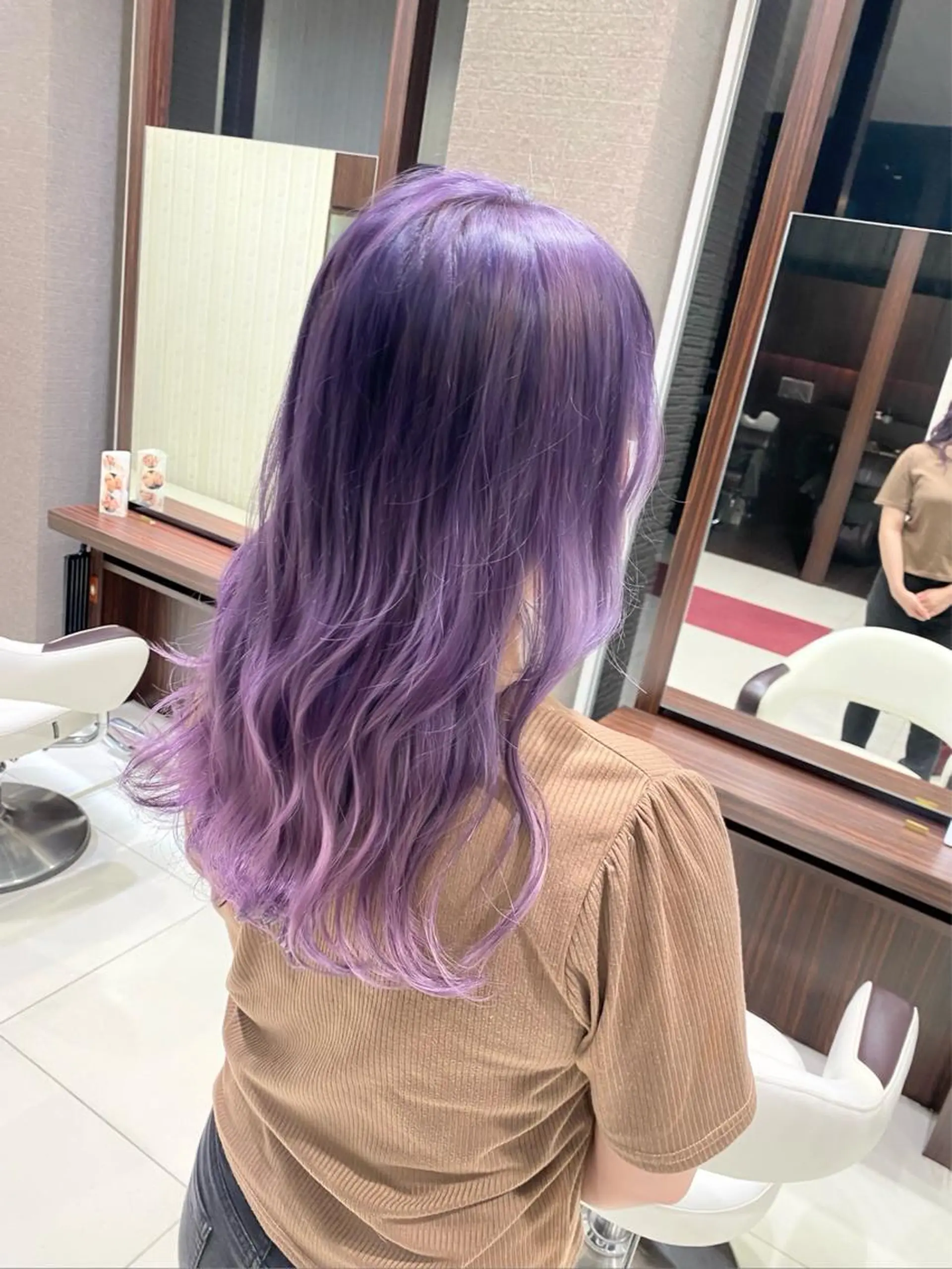 セミロング カラー 【BIBBIDI】 MIKIのヘアスタイル