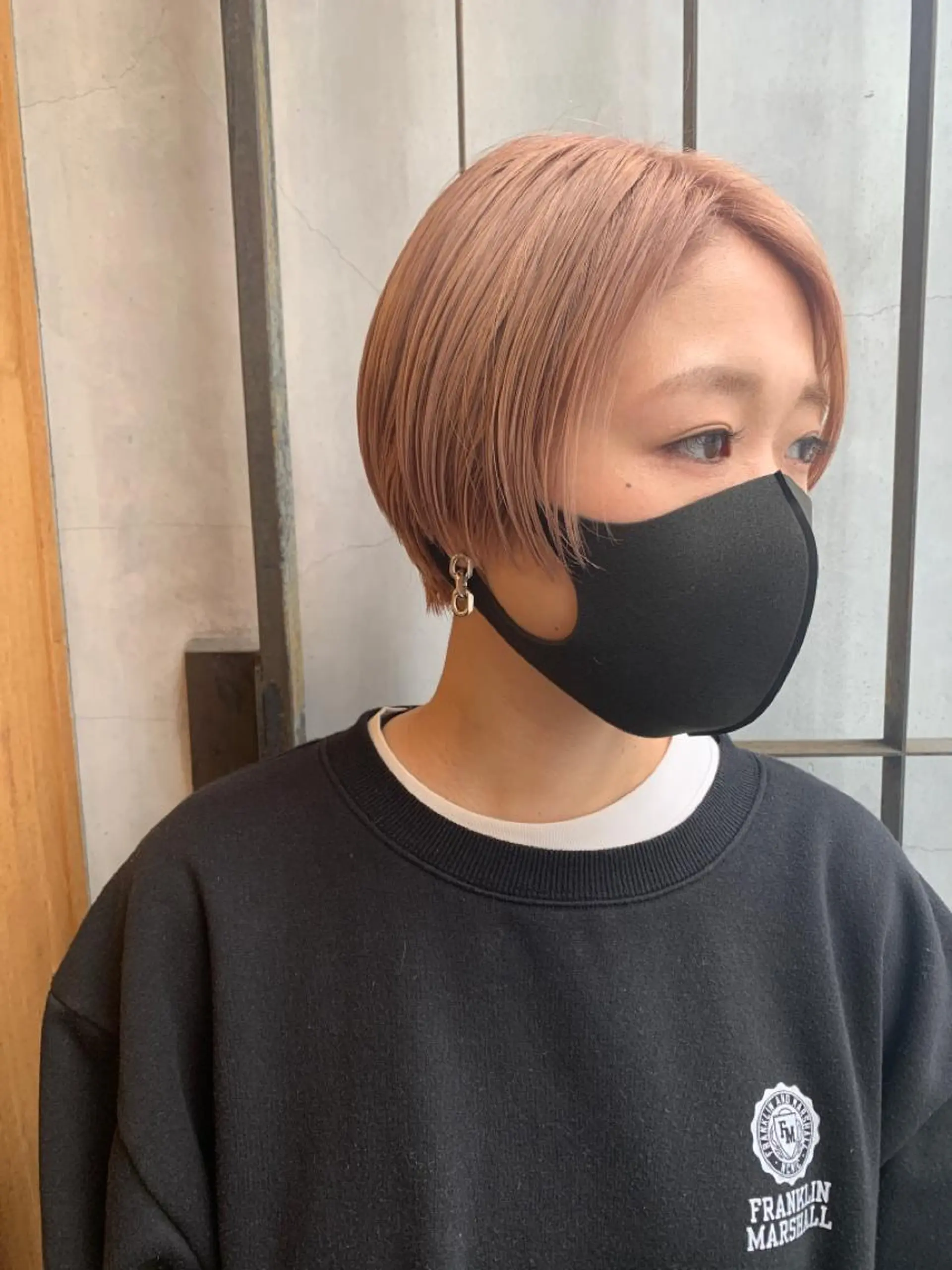 ショート 艶髪color💎髪 質改善ストレート大吉のヘアスタイル