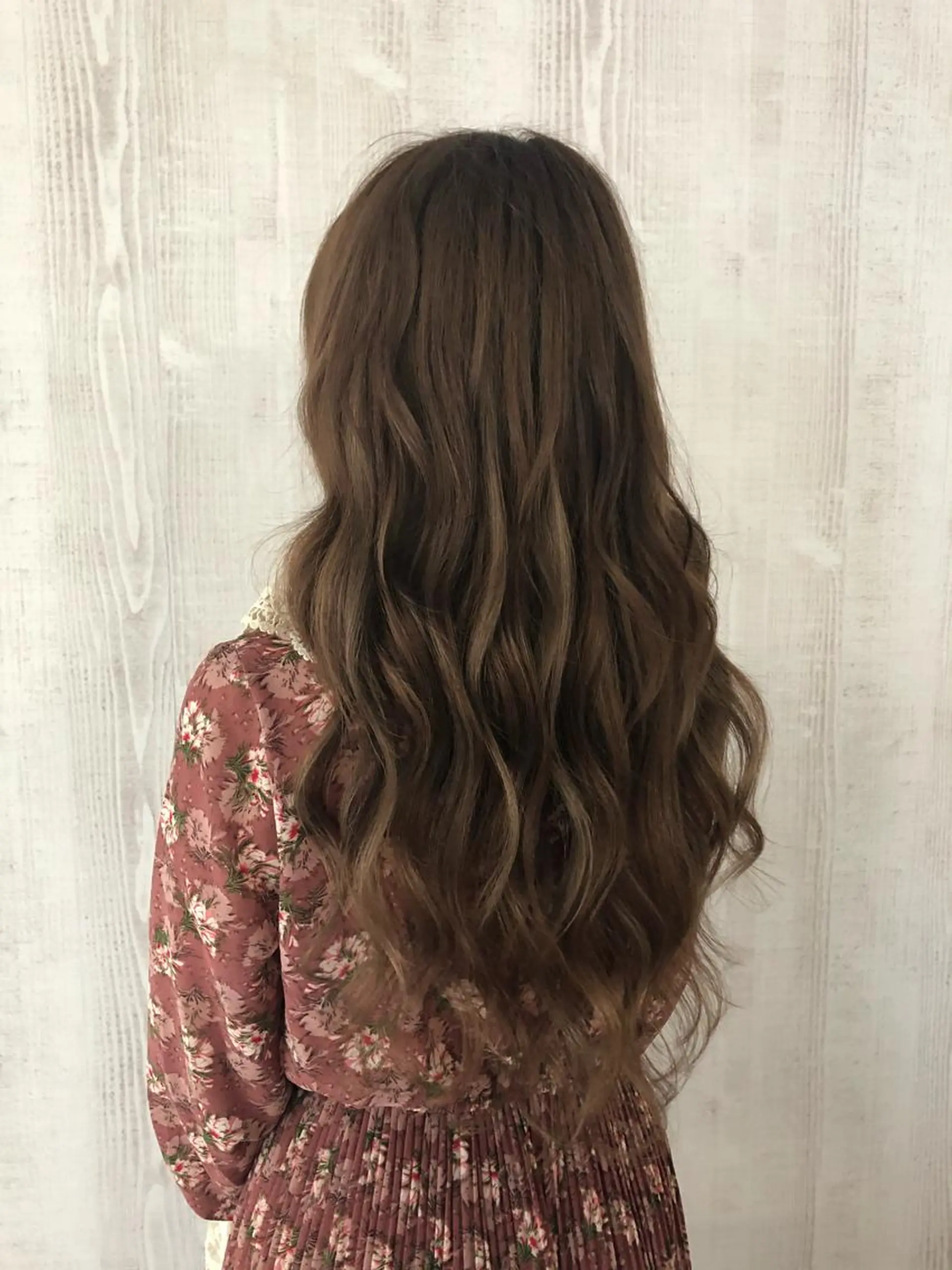 ロング カラー Reflet 新宿/プルエクステのヘアスタイル