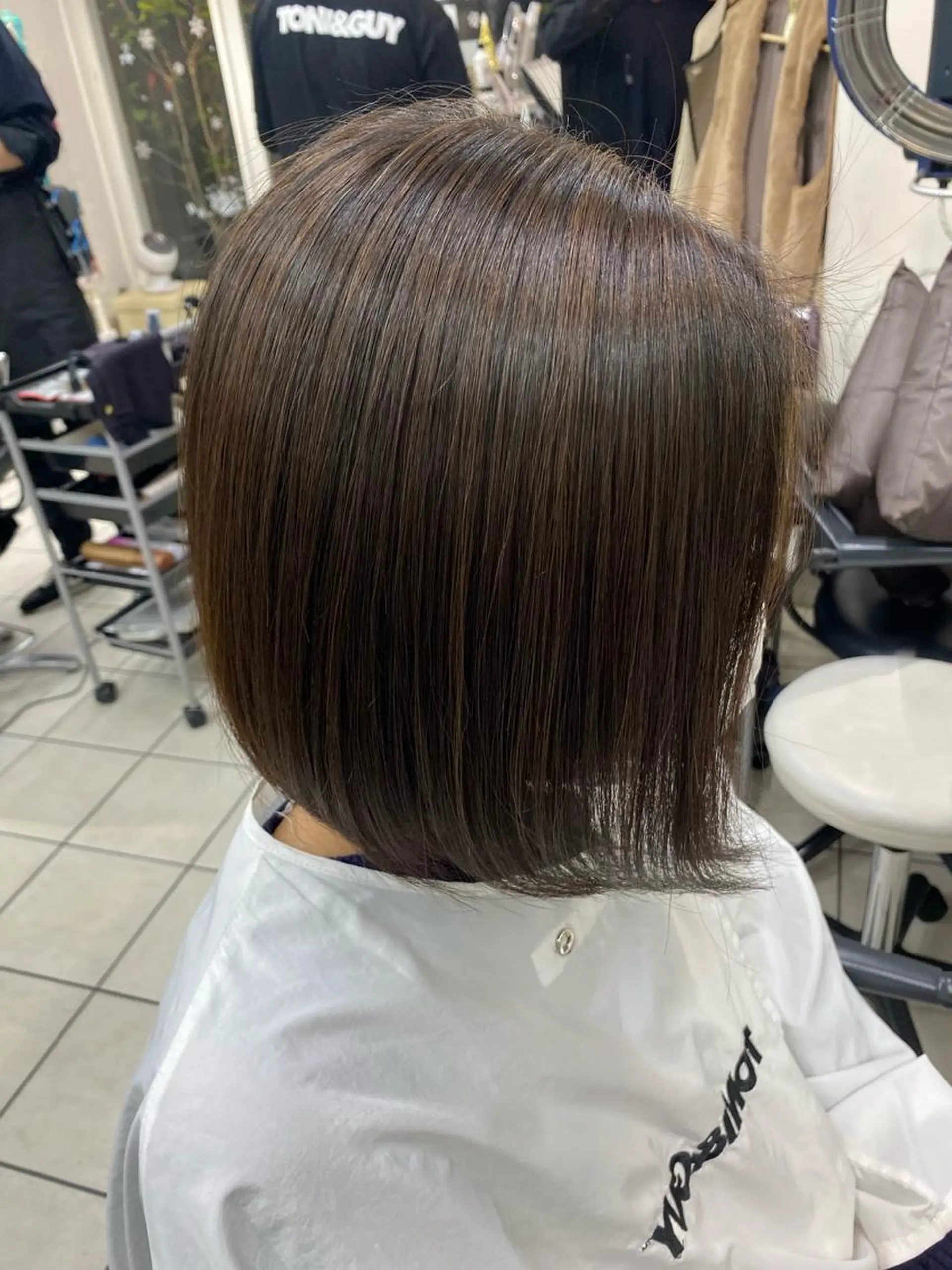 ミディアム カラー 星野 菜月のヘアスタイル