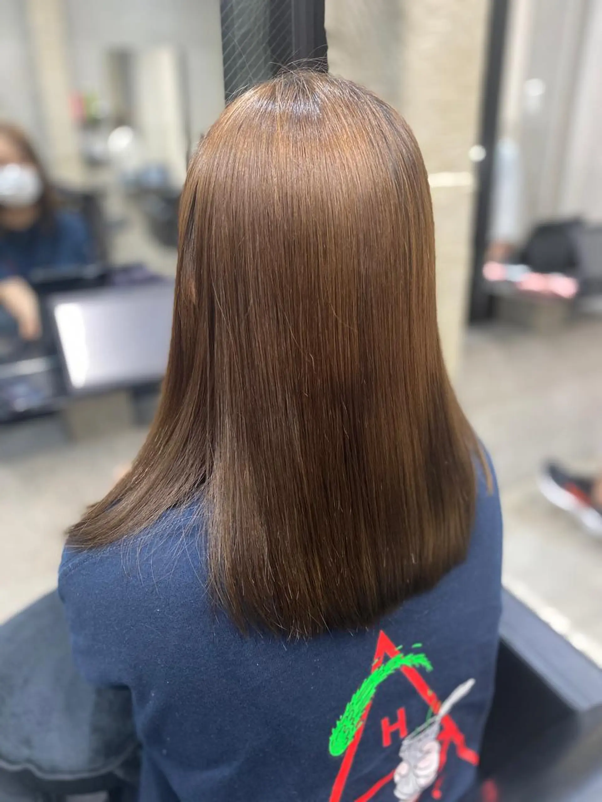 セミロング ♡HARUKA/縮毛 /髪質改善/BOBのヘアスタイル