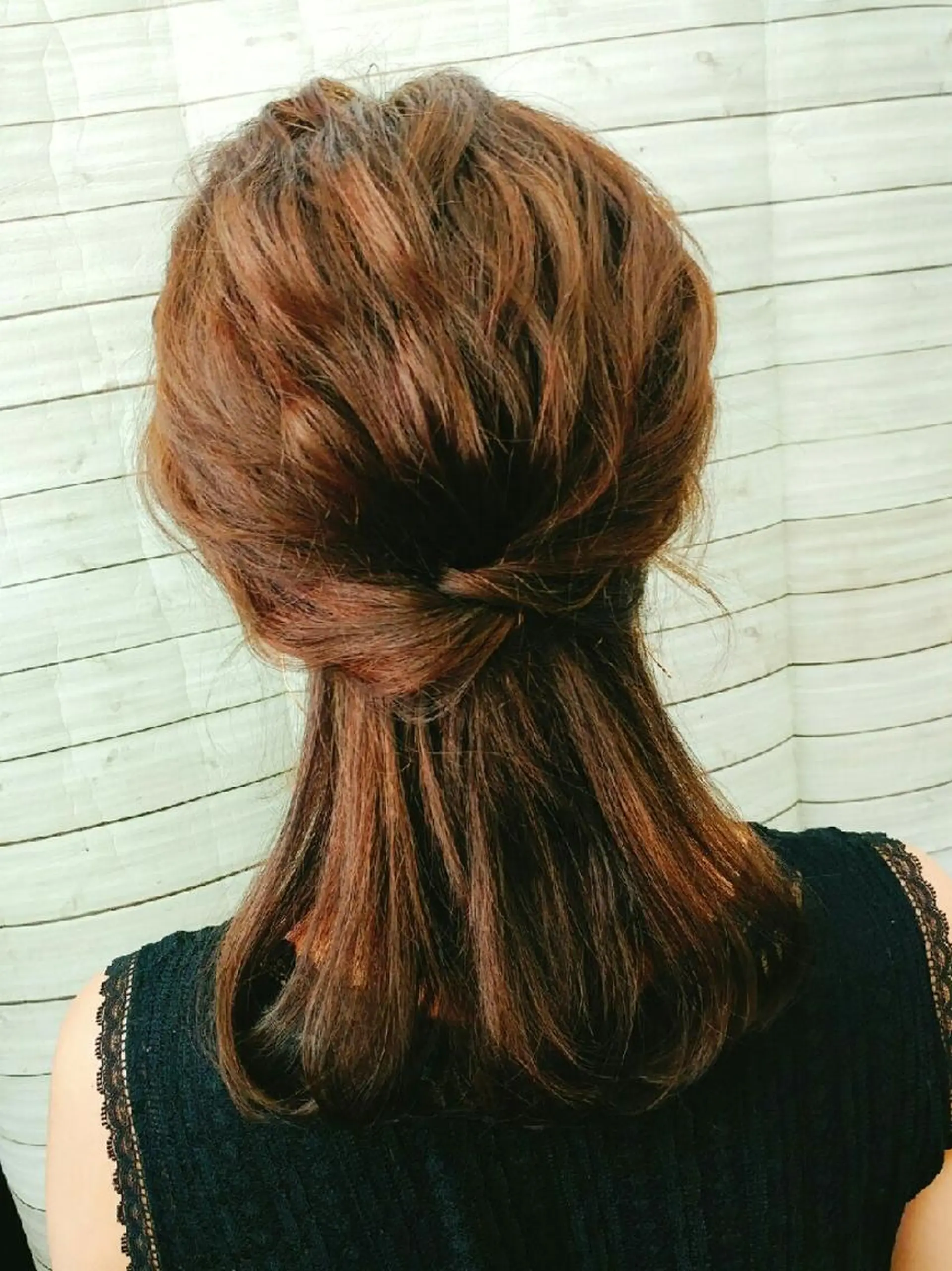 セミロング ヘアセット HORI 　tのヘアスタイル