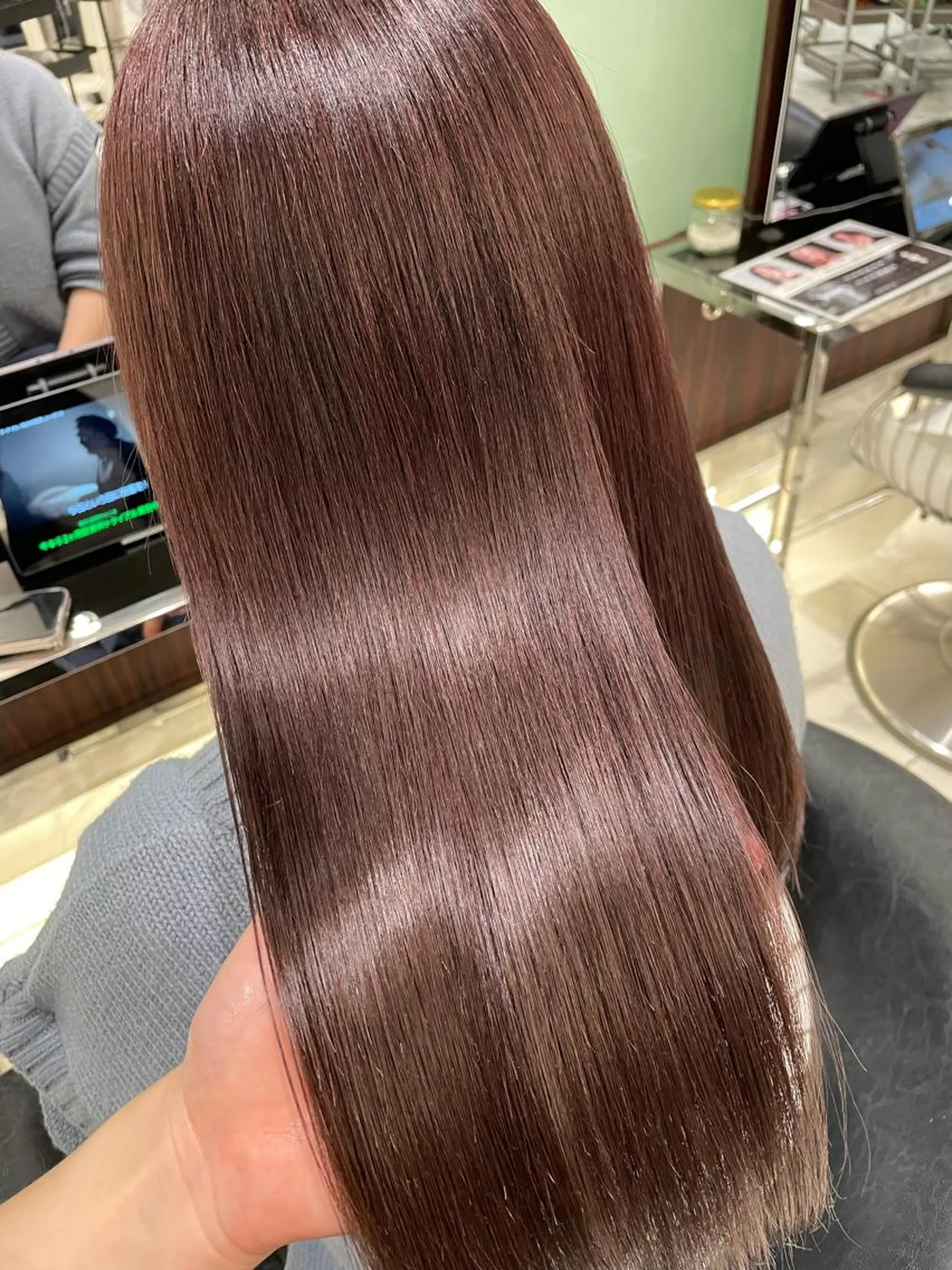 セミロング 韓国風パーマ/ヘア セット/店長みづきのヘアスタイル