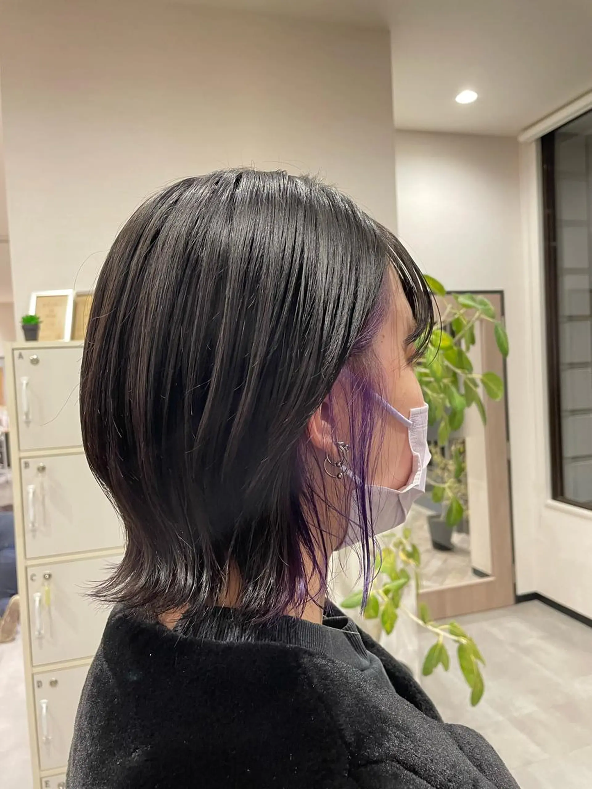 ショート カラー イヤリングカラー インナーカラー RONDEL 伽那のヘアスタイル