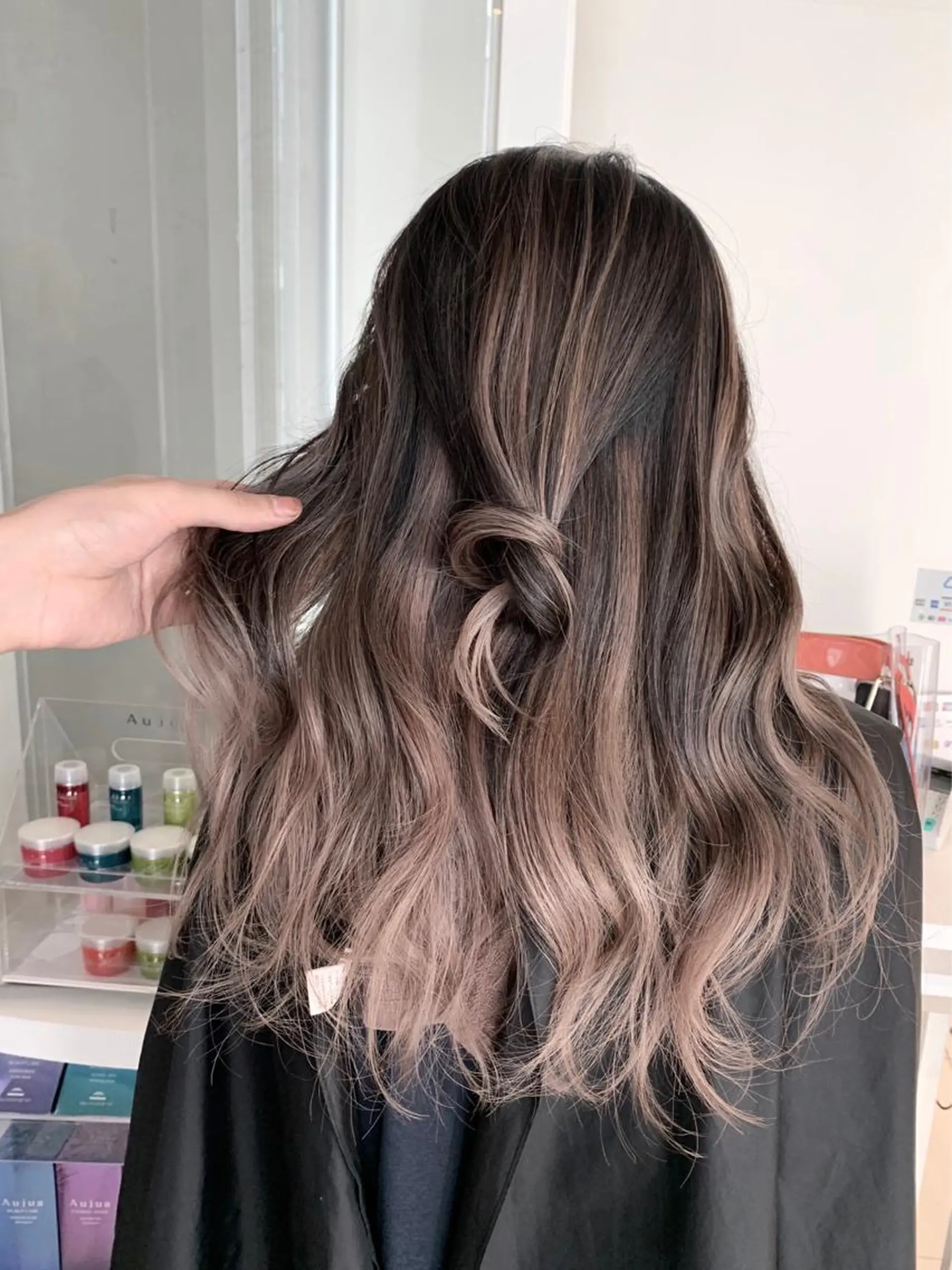 ロング カラー ヘアアレンジ 阿部 圭悟のヘアスタイル