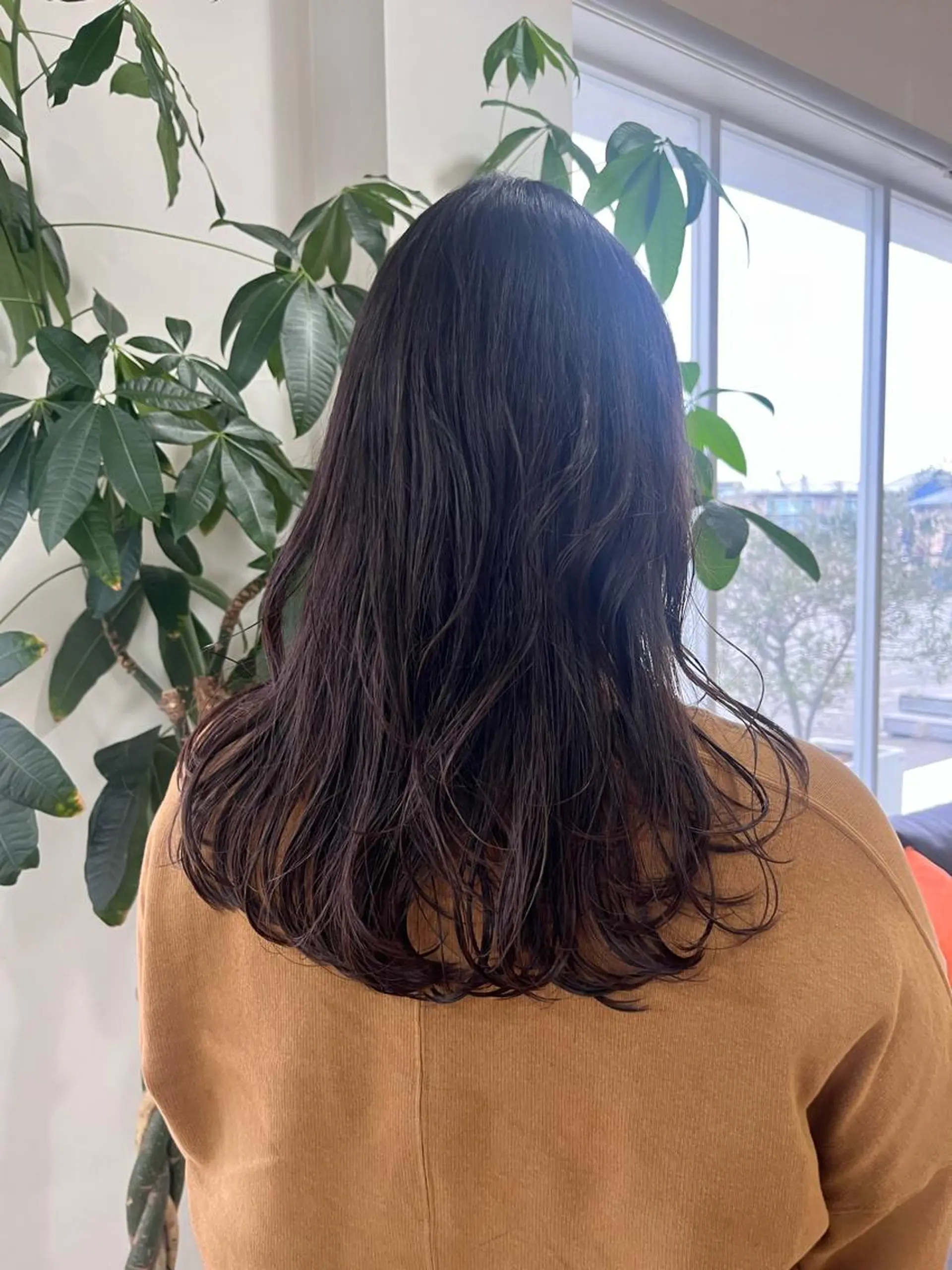 セミロング レイヤーカット 富永 美玖のヘアスタイル