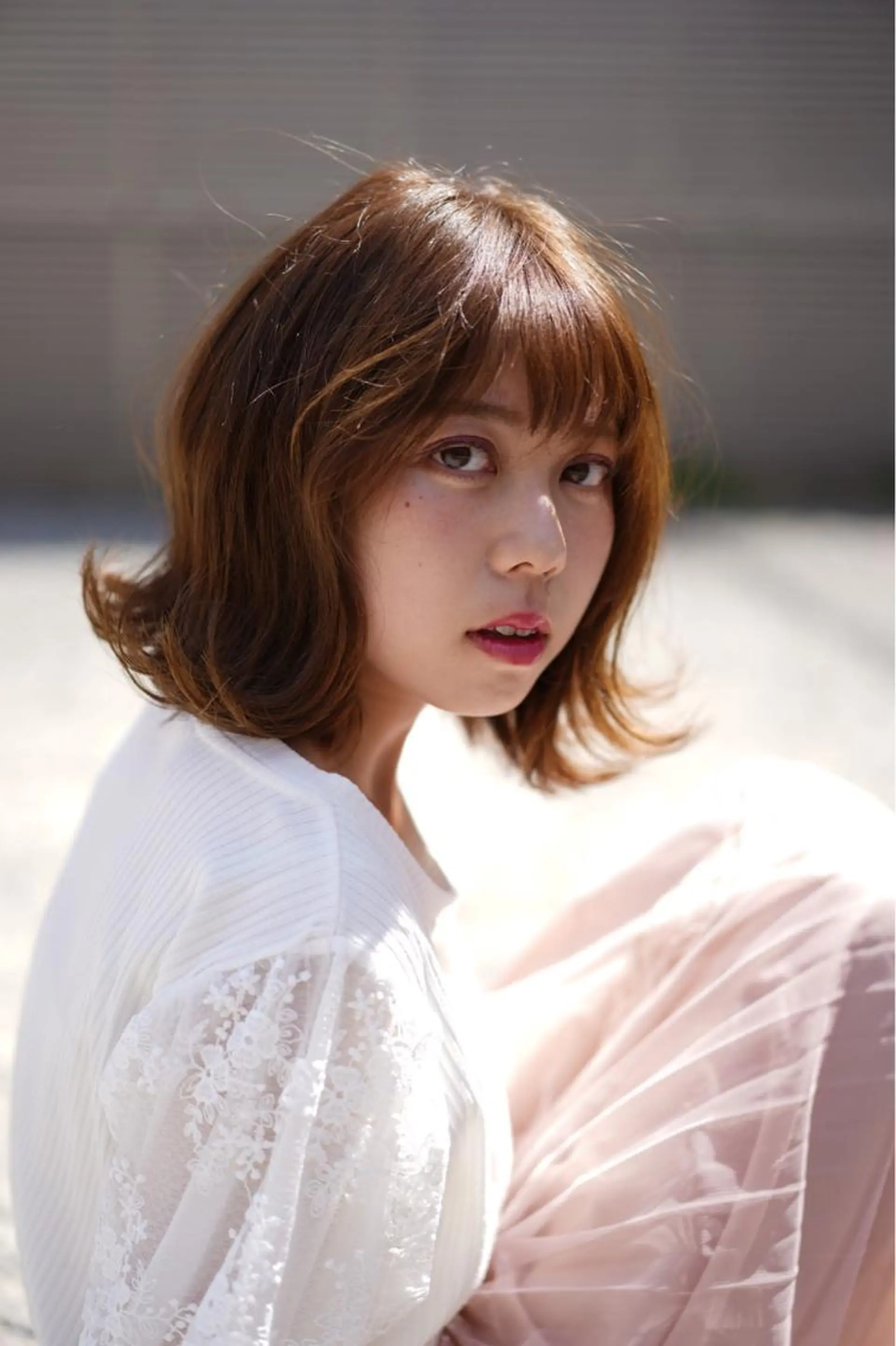 ミディアム カラー ルービック 梅田茶屋町店のヘアスタイル