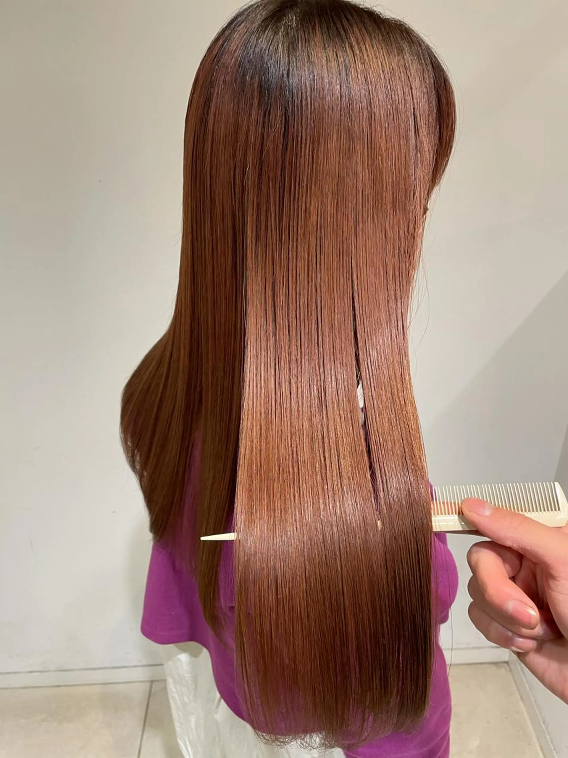 ロング 髪質改善 当日予約◎/縮毛矯正 /艶カラー/雨森大晃のヘアスタイル