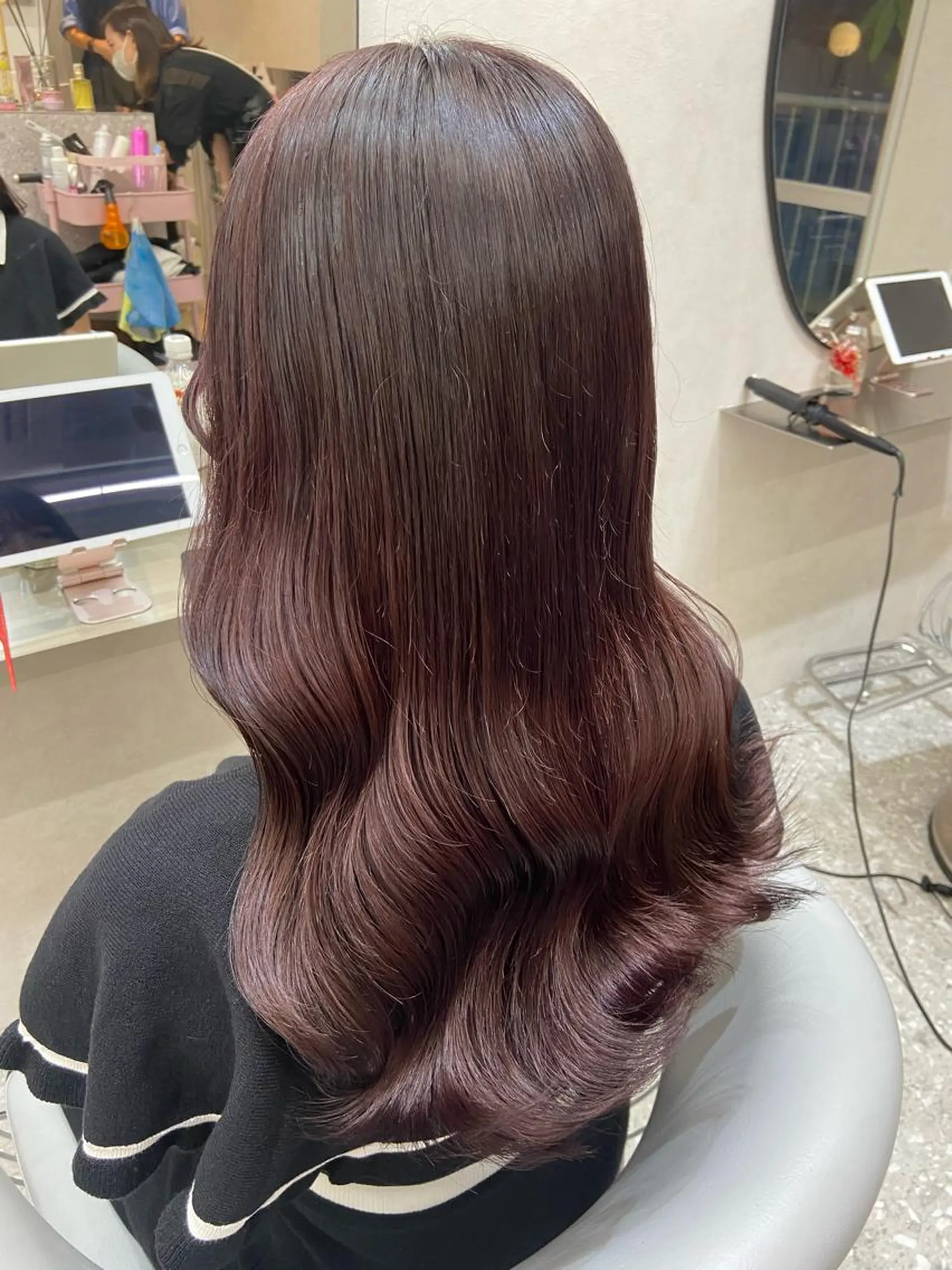 ロング カラー 新宿/韓国ヘア 中明度カラー/かやのヘアスタイル