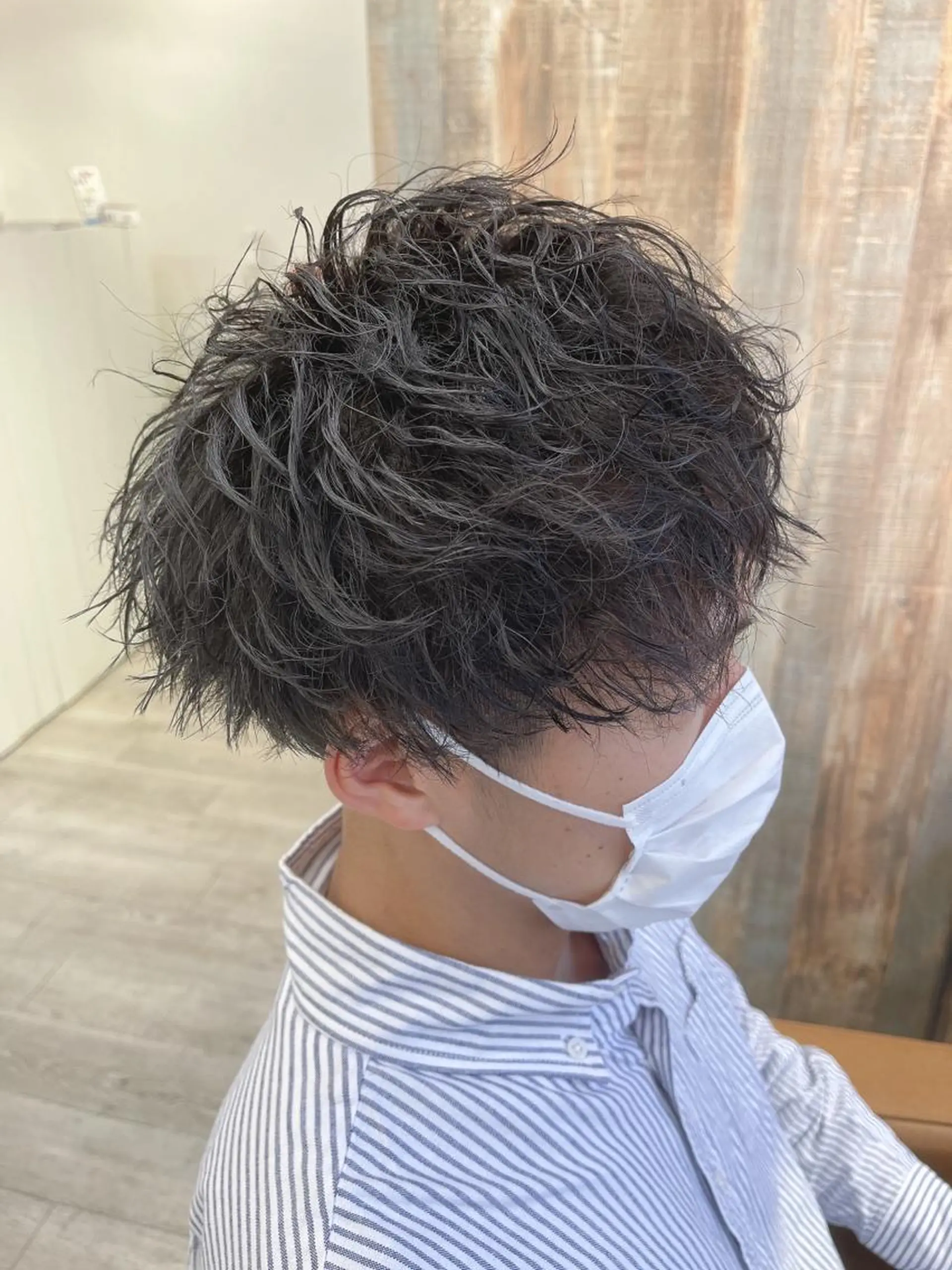 ショート パーマ メンズ マッシュ ショートヘア カット パーマ ヘッドスパ 【大宮】 メンズ専門吉川のヘアスタイル