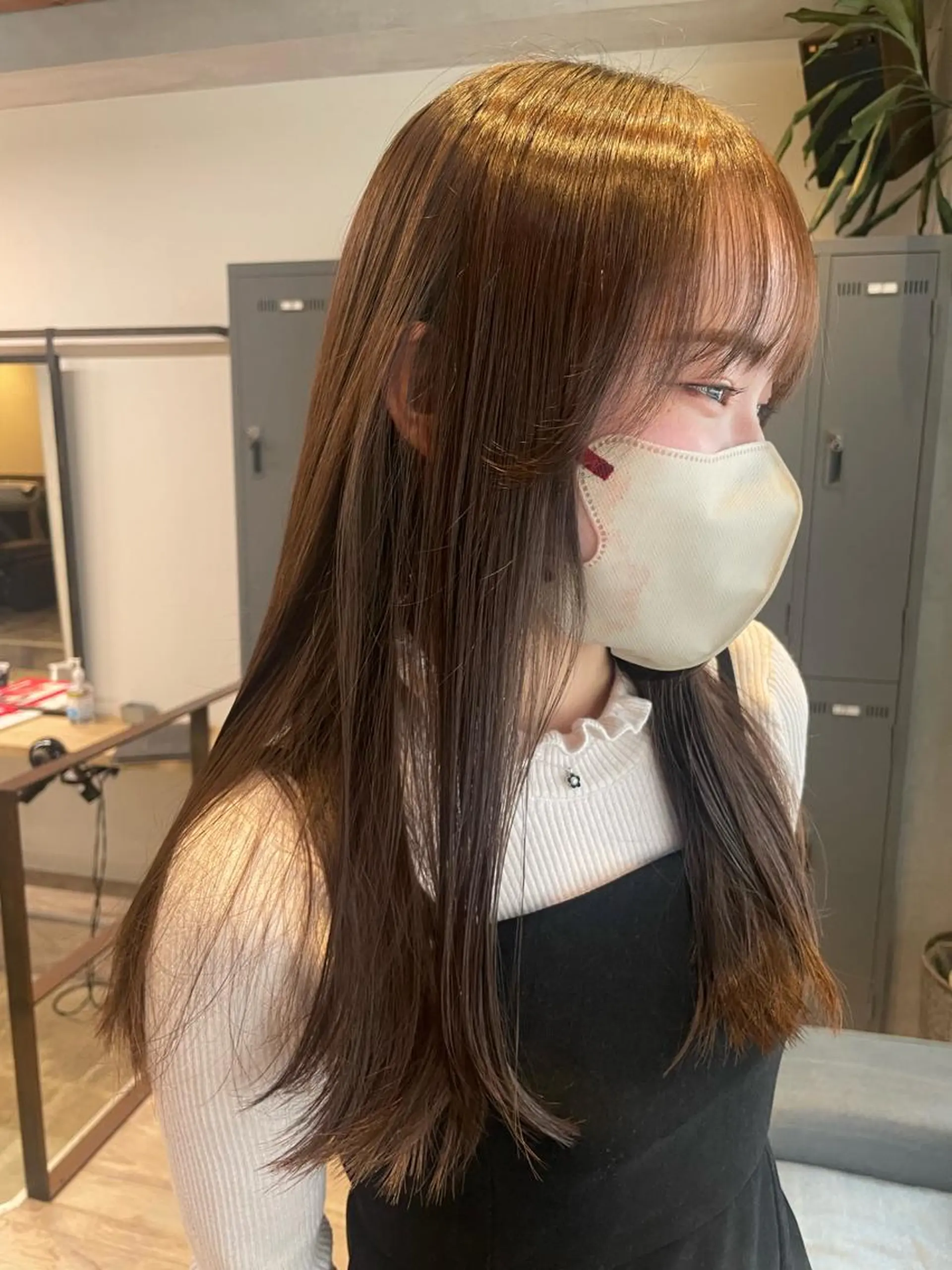 ロング カット 縮毛矯正 EIGHT 野々市 イトウミサキのヘアスタイル