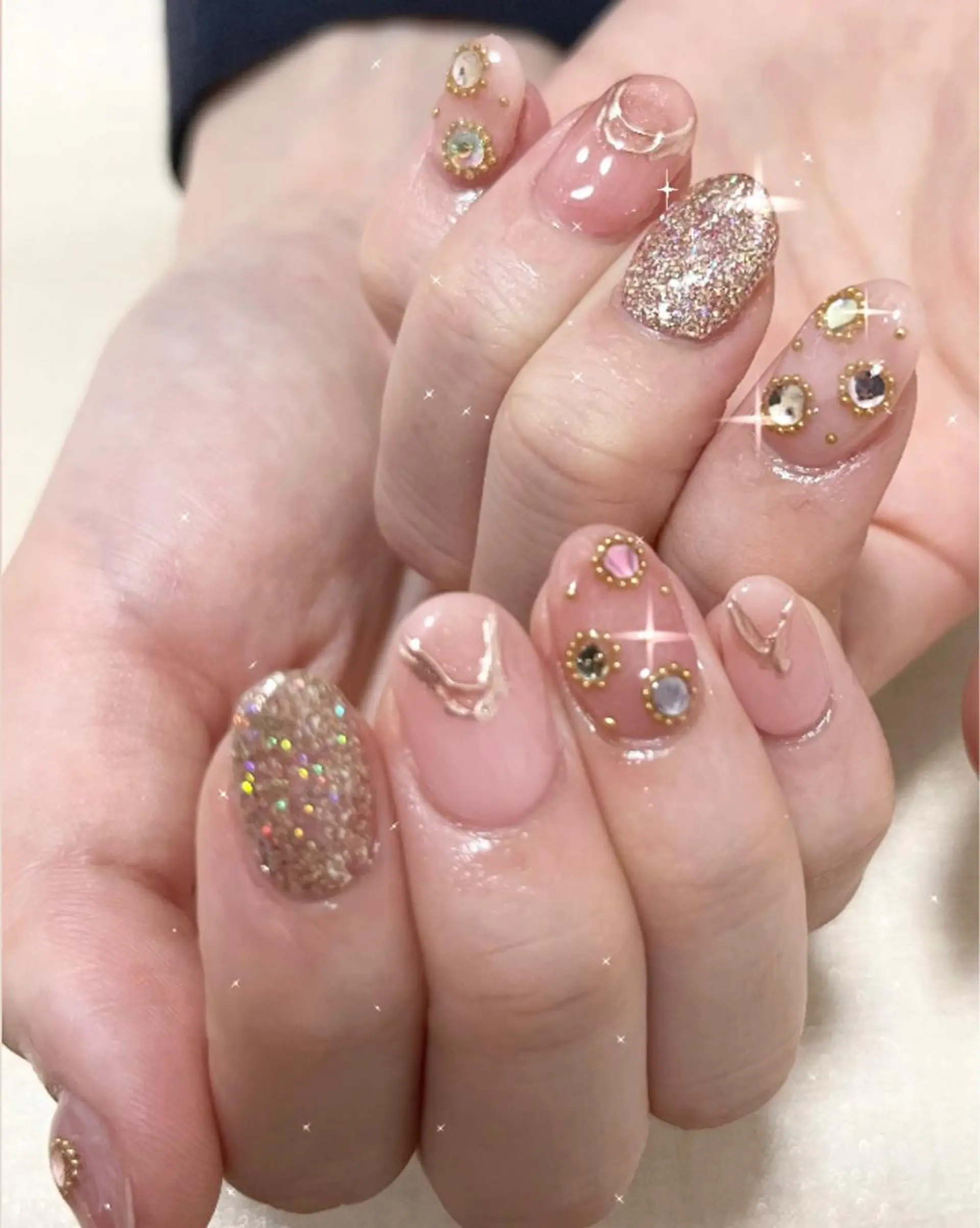 ネイル 春ネイル わたなべ さやかのネイルデザイン