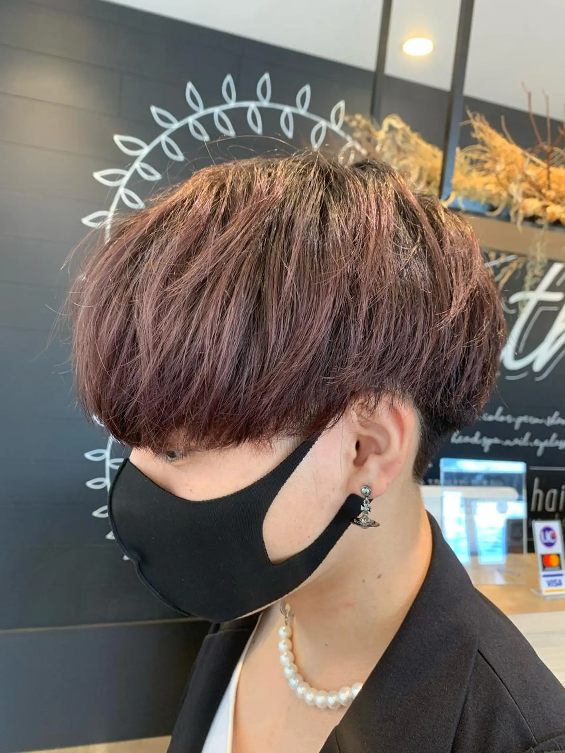 ショート カラー メンズ メンズブリーチ ブリーチ ラベンダーカラー 名古屋／デザイン／ ブリーチ/松井亮磨のヘアスタイル