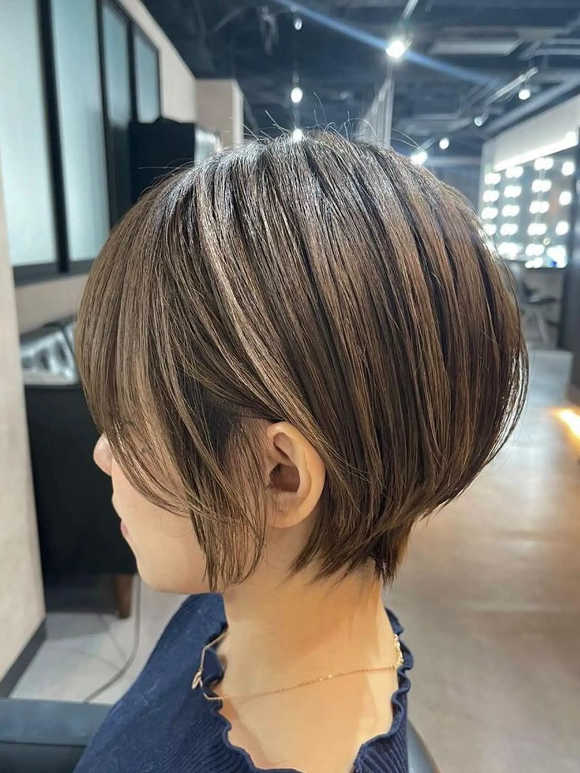 ショート 丸みショート くびれヘア ショートヘア カット B E C H I C O〔べち子〕のヘアスタイル