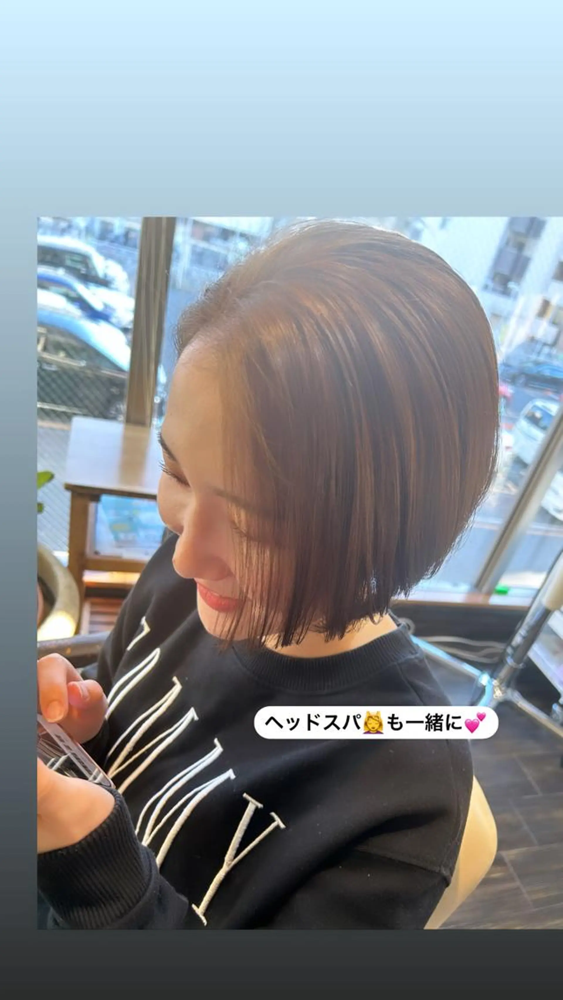 ミディアム カラー カット ヘアカラー トリートメント ヘアセット DiMPlE  ディンプル所属・🌸スタイリスト 山浦美恵のヘアスタイル