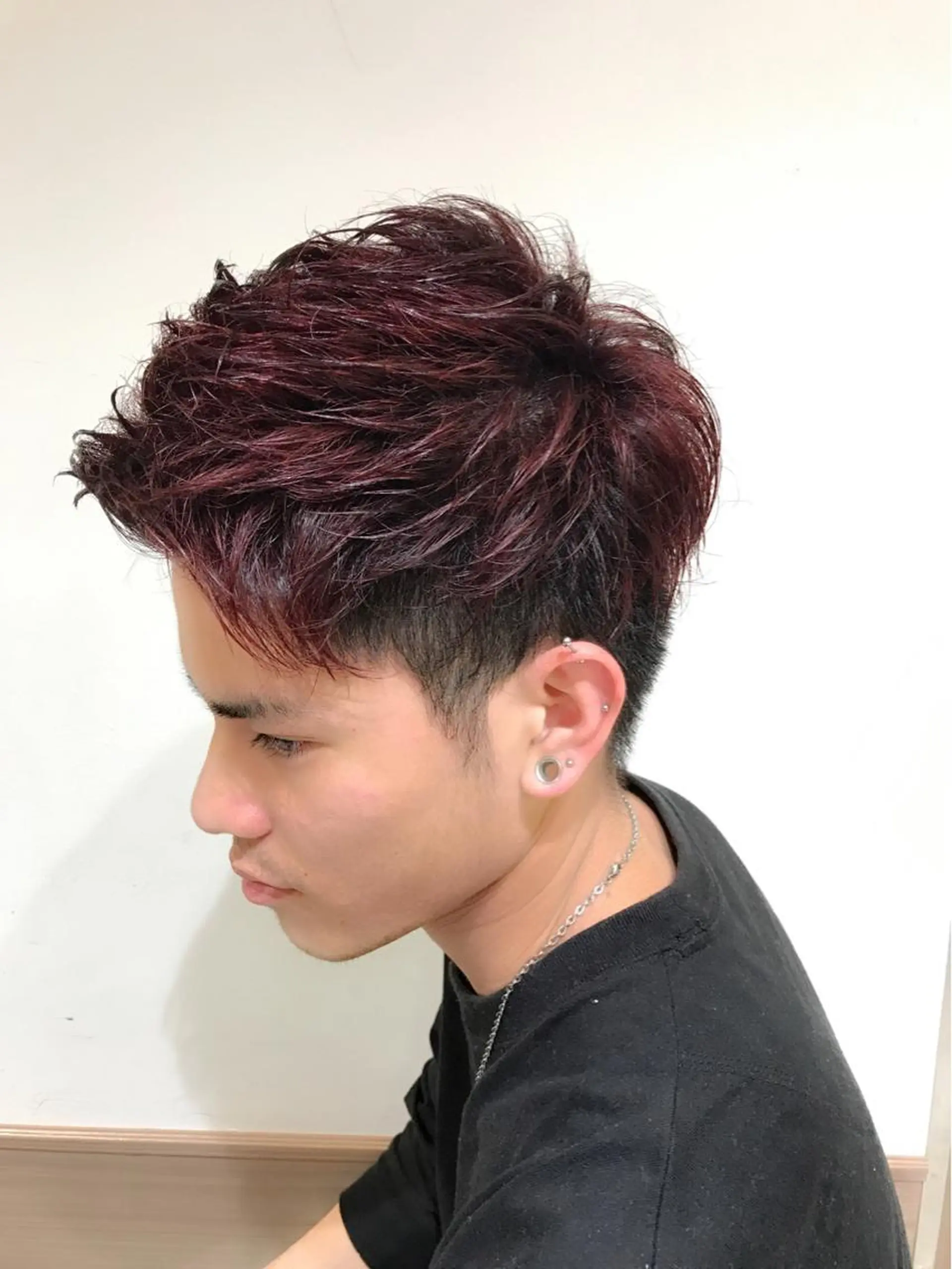 ショート カラー メンズ 髪質改善・縮毛矯正 Taijuのヘアスタイル