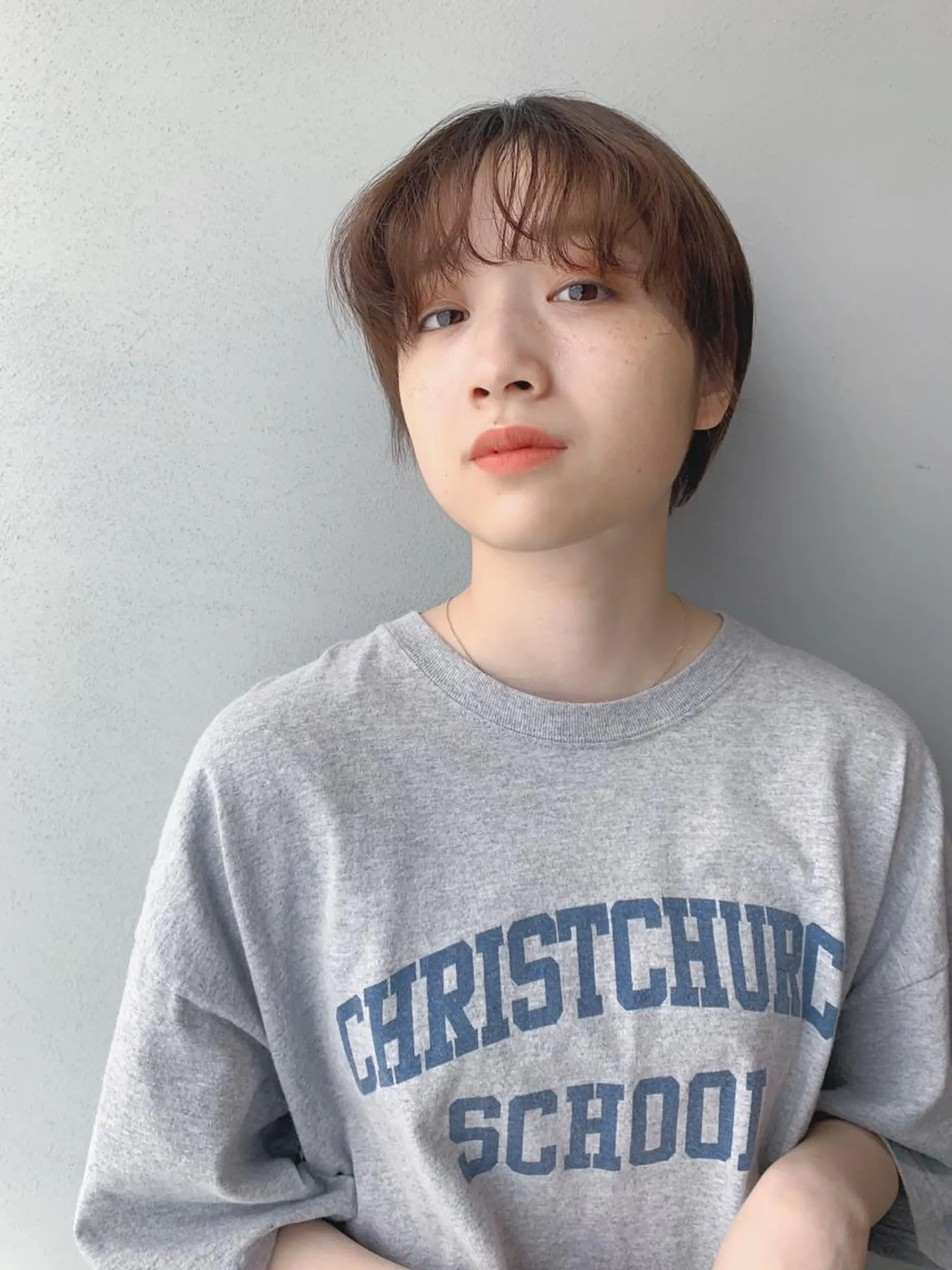 ショート カラー ボブパーマコテ巻き風 パーマNo1深江秀平のヘアスタイル