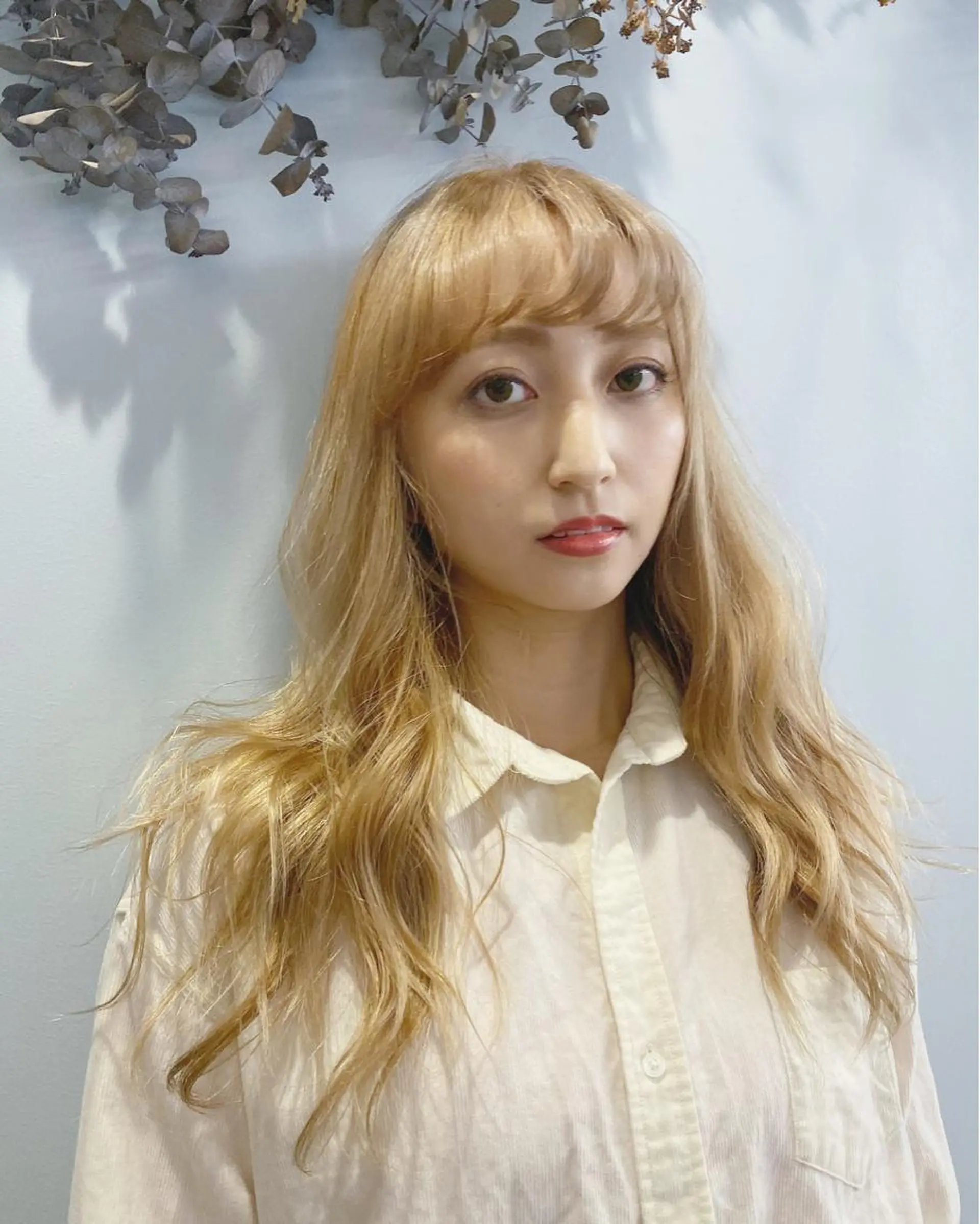 ロング カラー ヘアアレンジ Flamme Annaのヘアスタイル