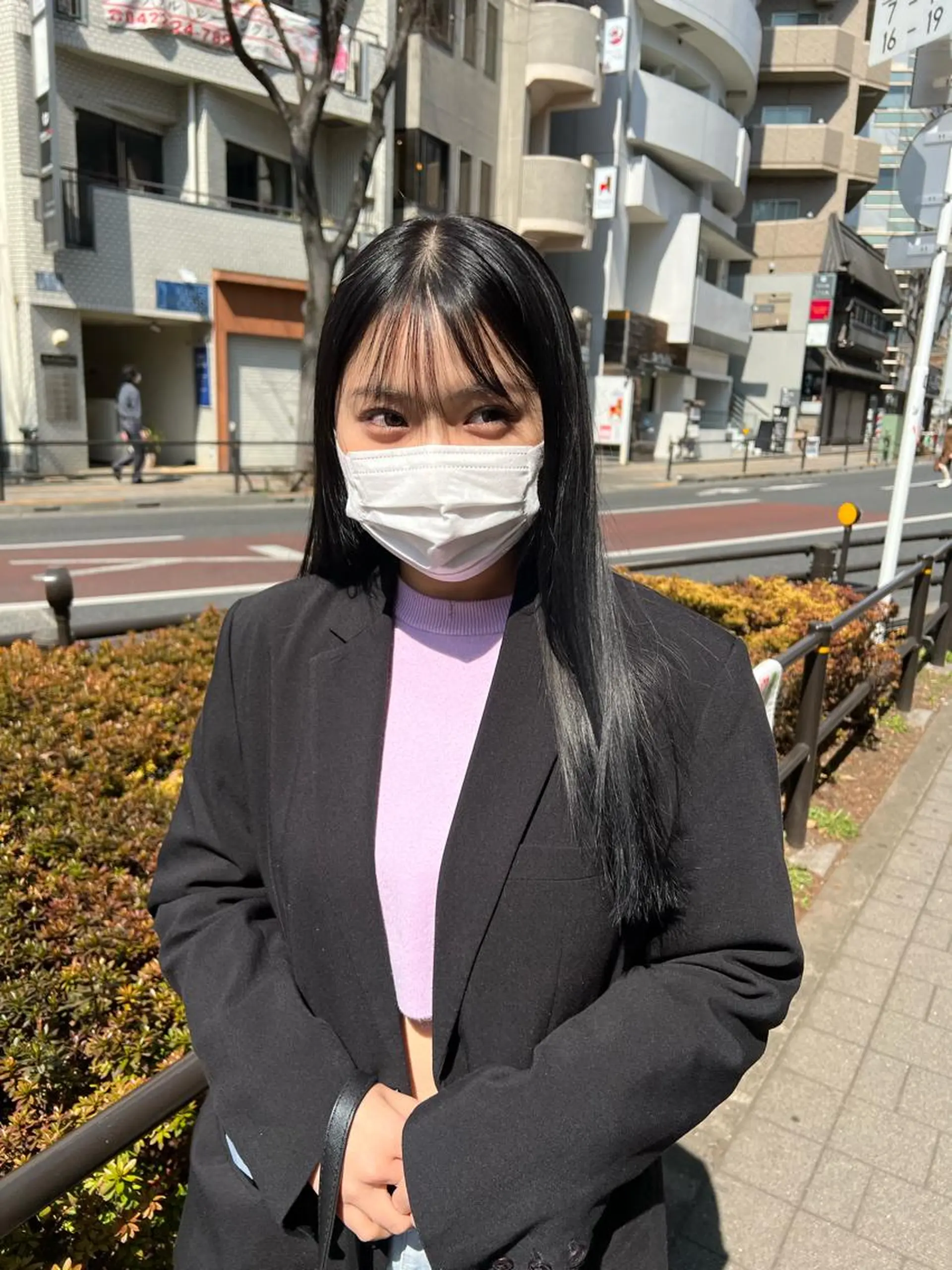 ロング カラー 韓国🩶Y2Kネイル 💫くれはのネイルデザイン