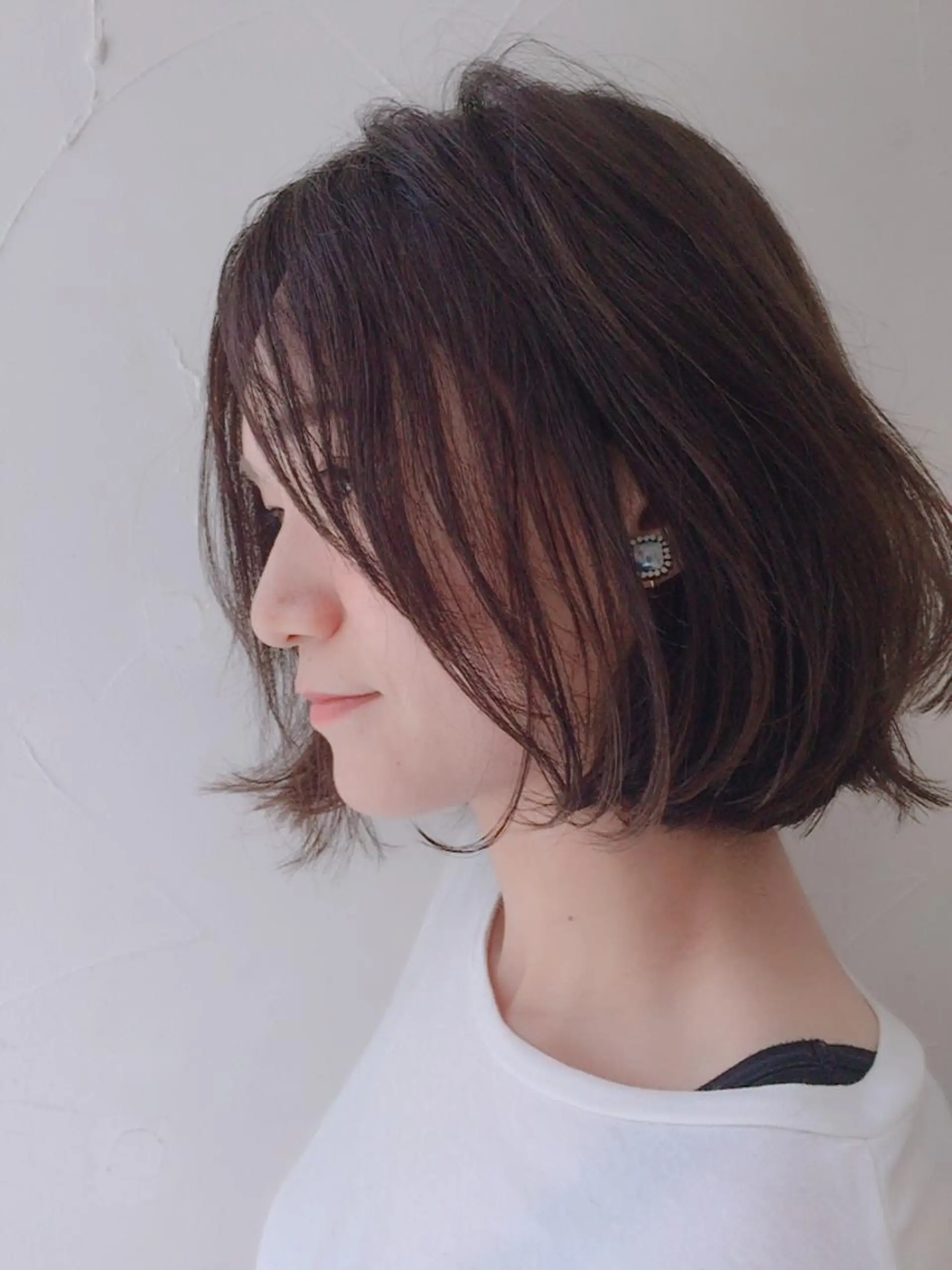 ミディアム ボブ くせ毛 四ッ家 裕【店長】のヘアスタイル